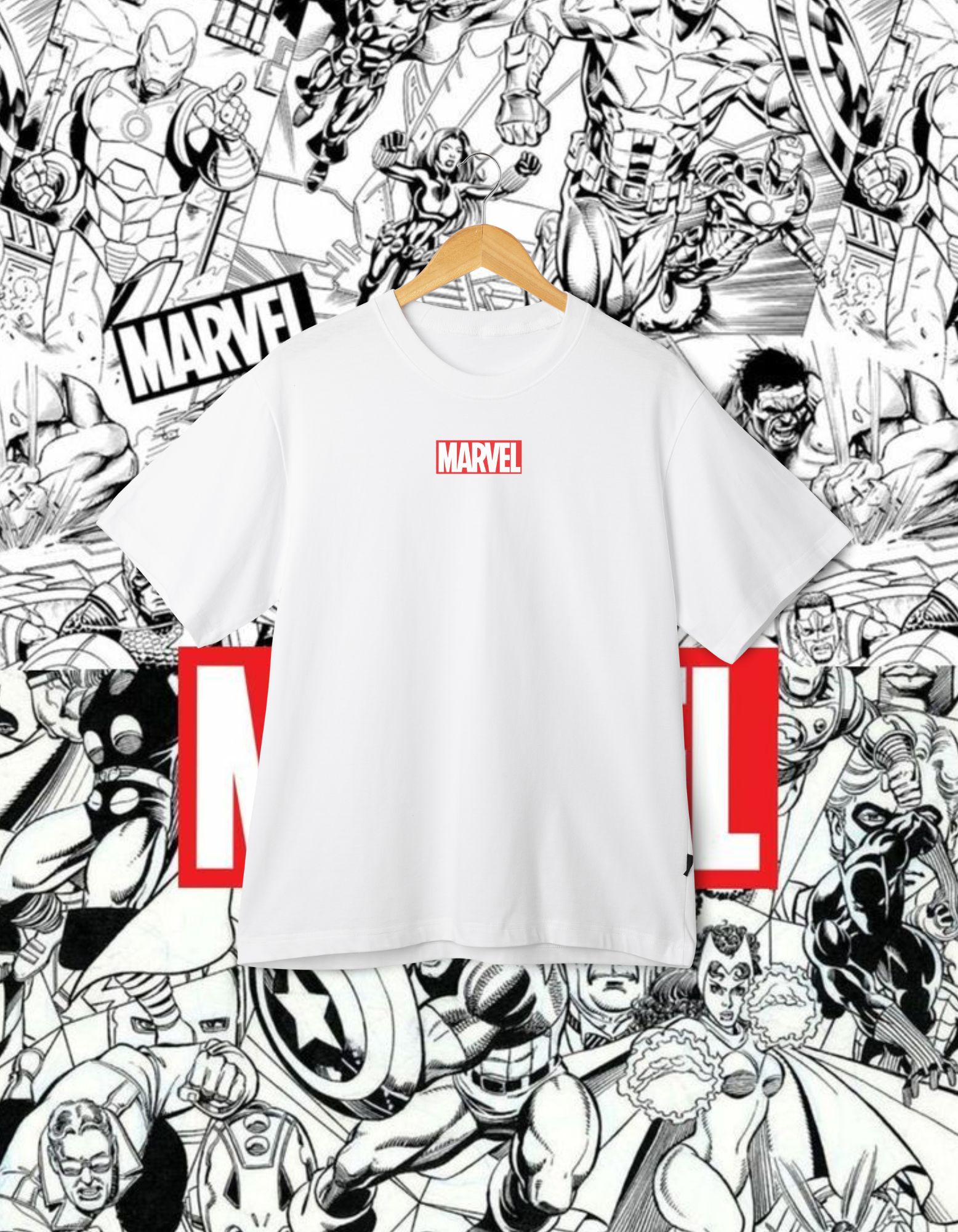 Classic Marvel Comics Logo T-Shirt