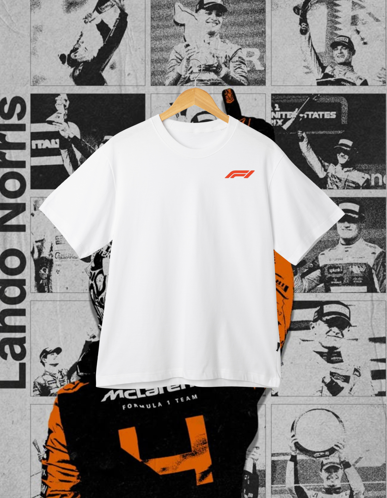Lando Norris #4 McLaren Oversized T-Shirt
