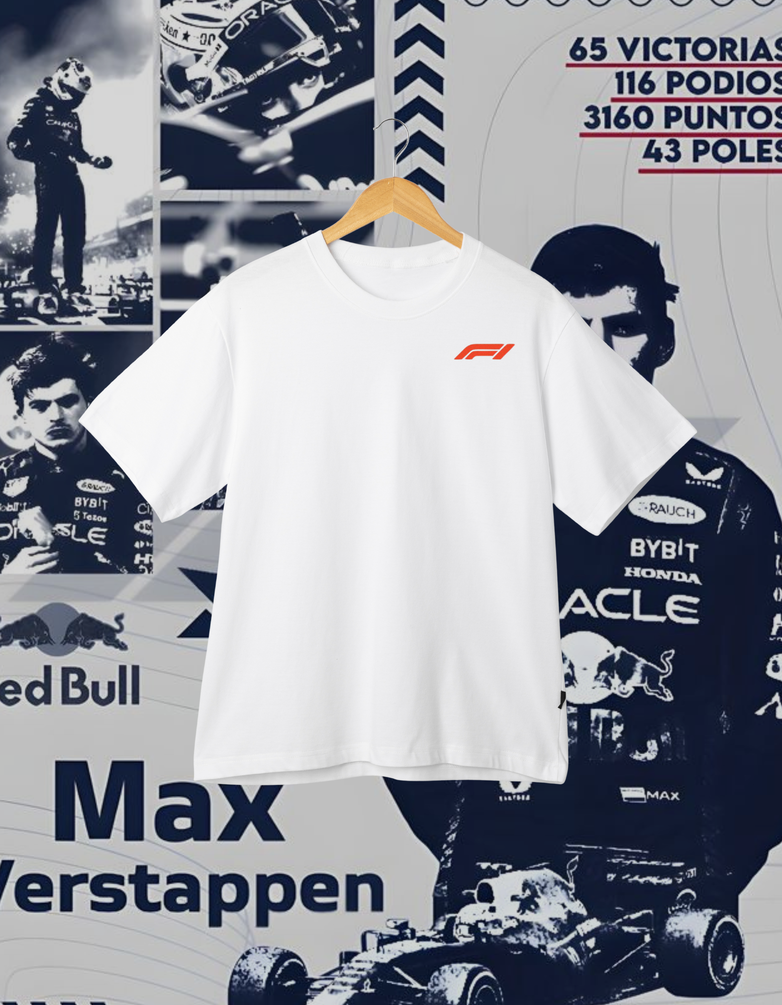 Max Verstappen Red Bull Racing Oversized T-Shirt