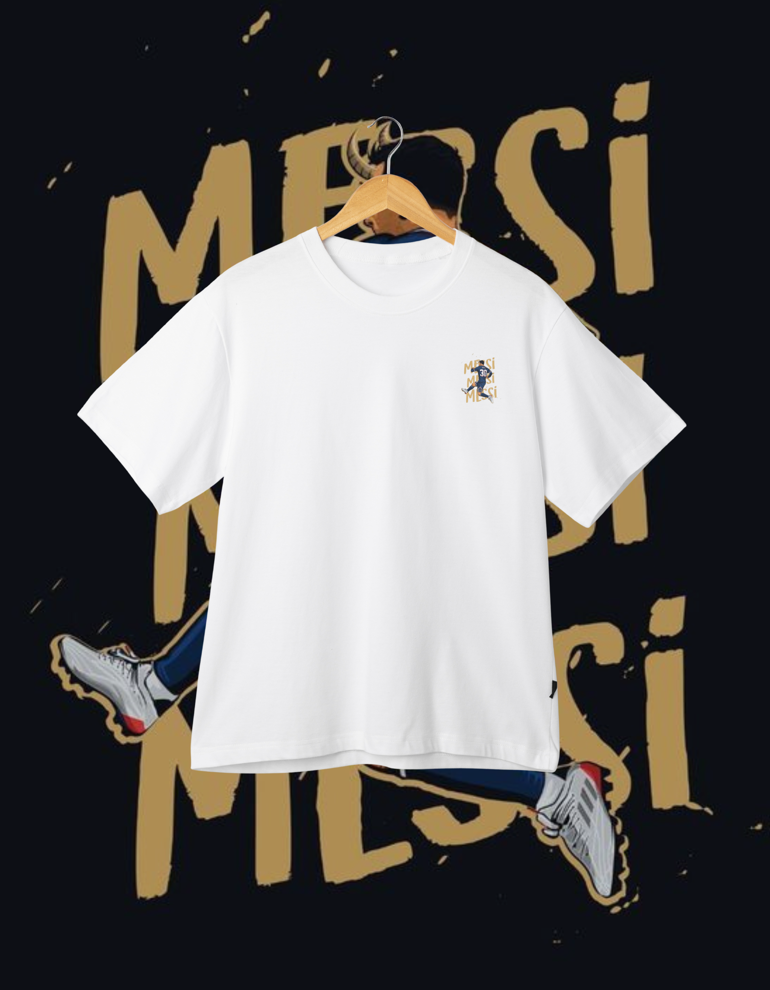 Messi Paris Saint-Germain Football Fan T-Shirt