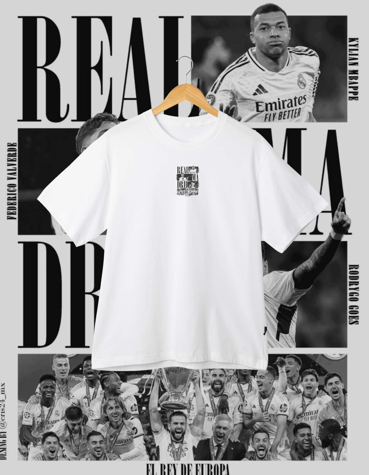 Real Madrid Champions League Kings Fan T-Shirt