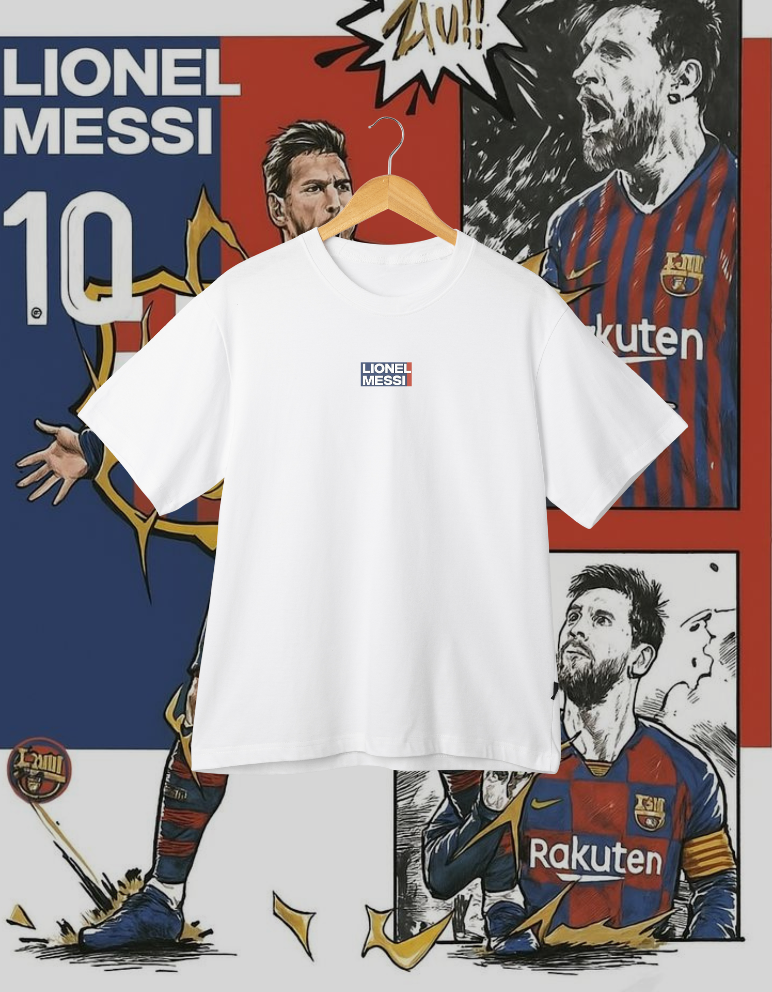 Lionel Messi Barcelona FC Fan T-Shirt