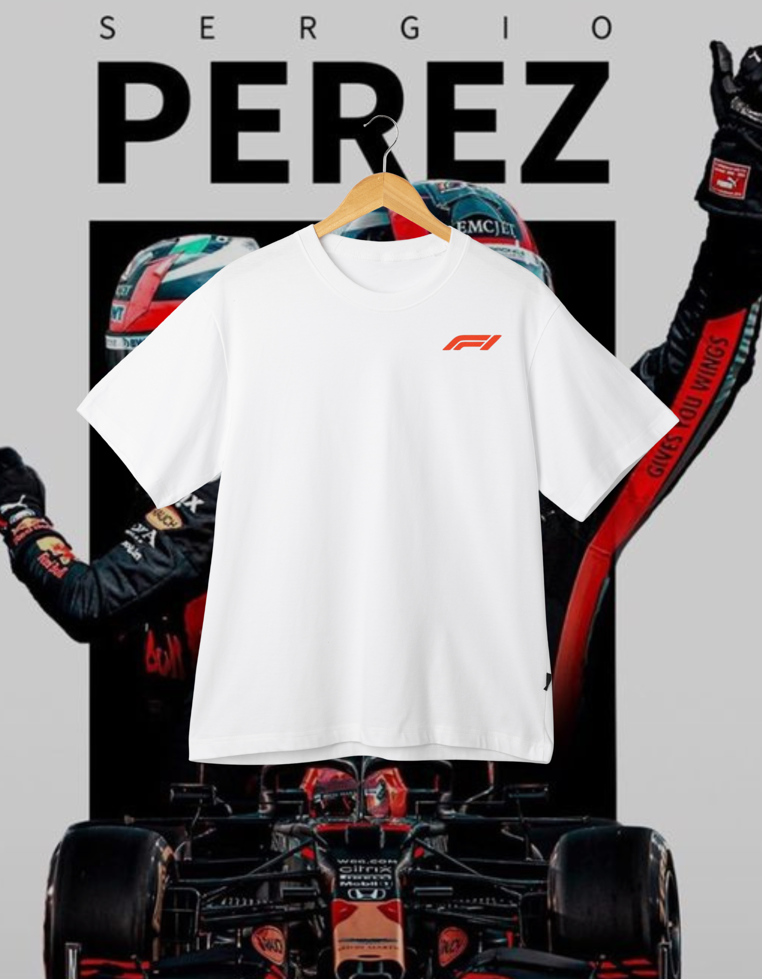 Sergio Perez "Checo" Racing Oversized T-Shirt