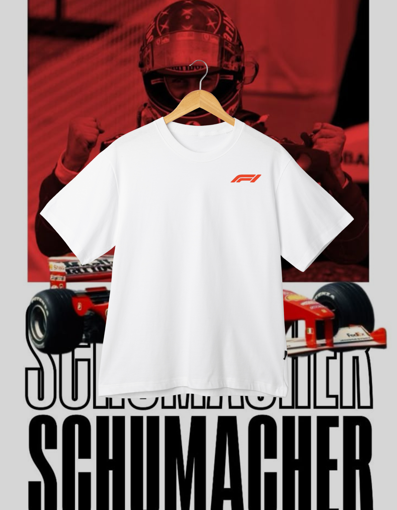 Michael Schumacher Ferrari Legend Oversized T-Shirt