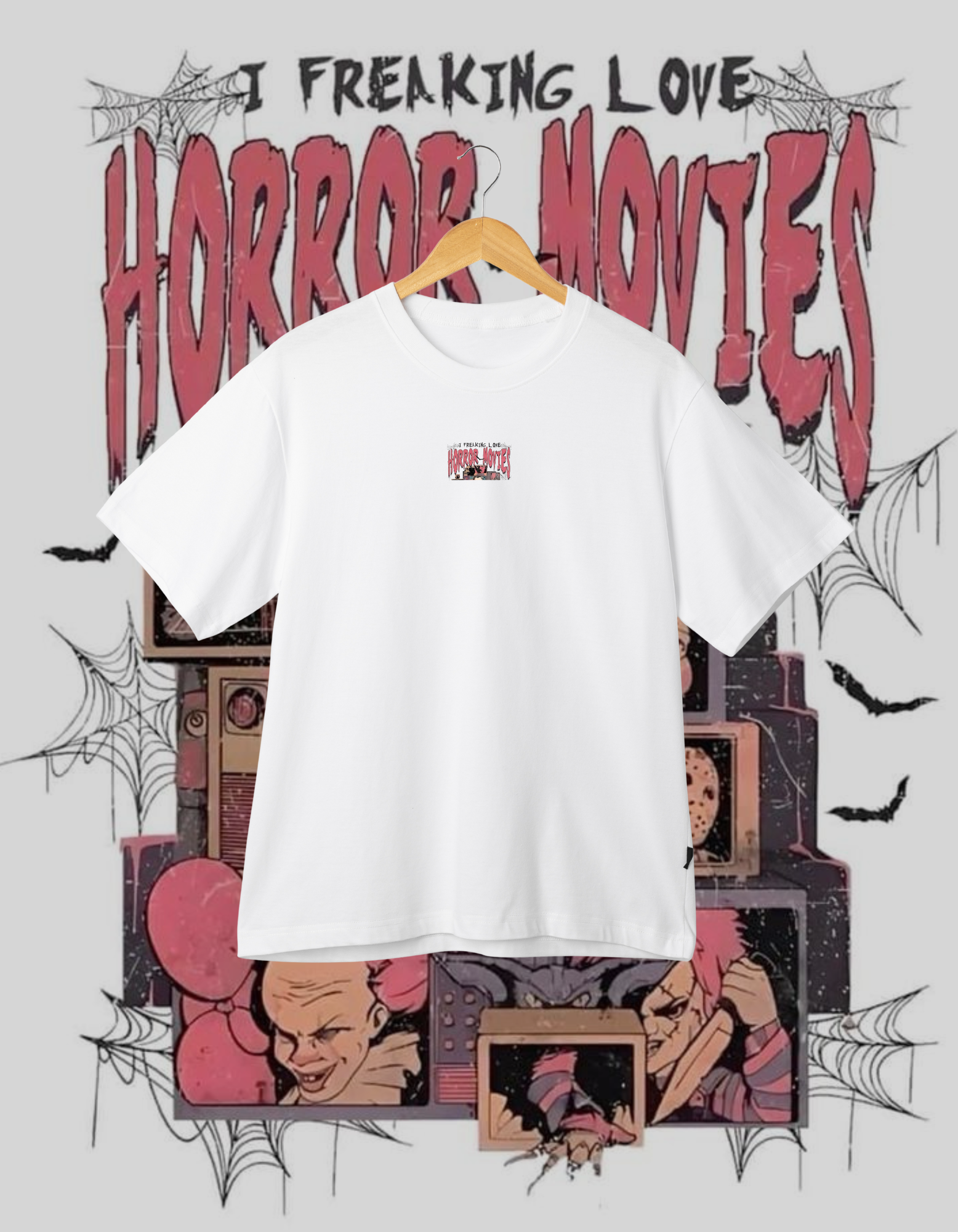 I Freaking Love Horror Movies Graphic T-Shirt
