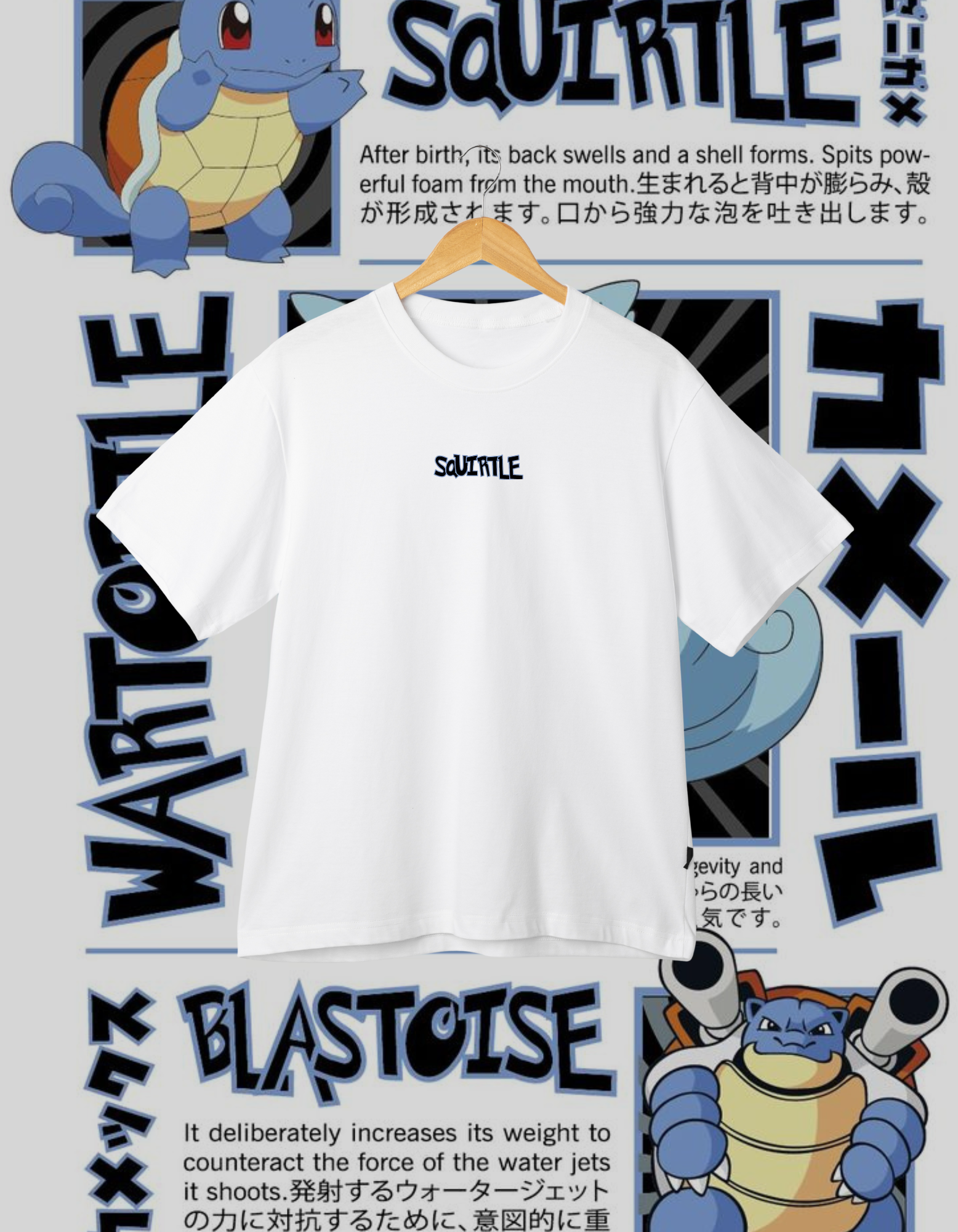 Squirtle Evolution - Water Pokémon T-Shirt
