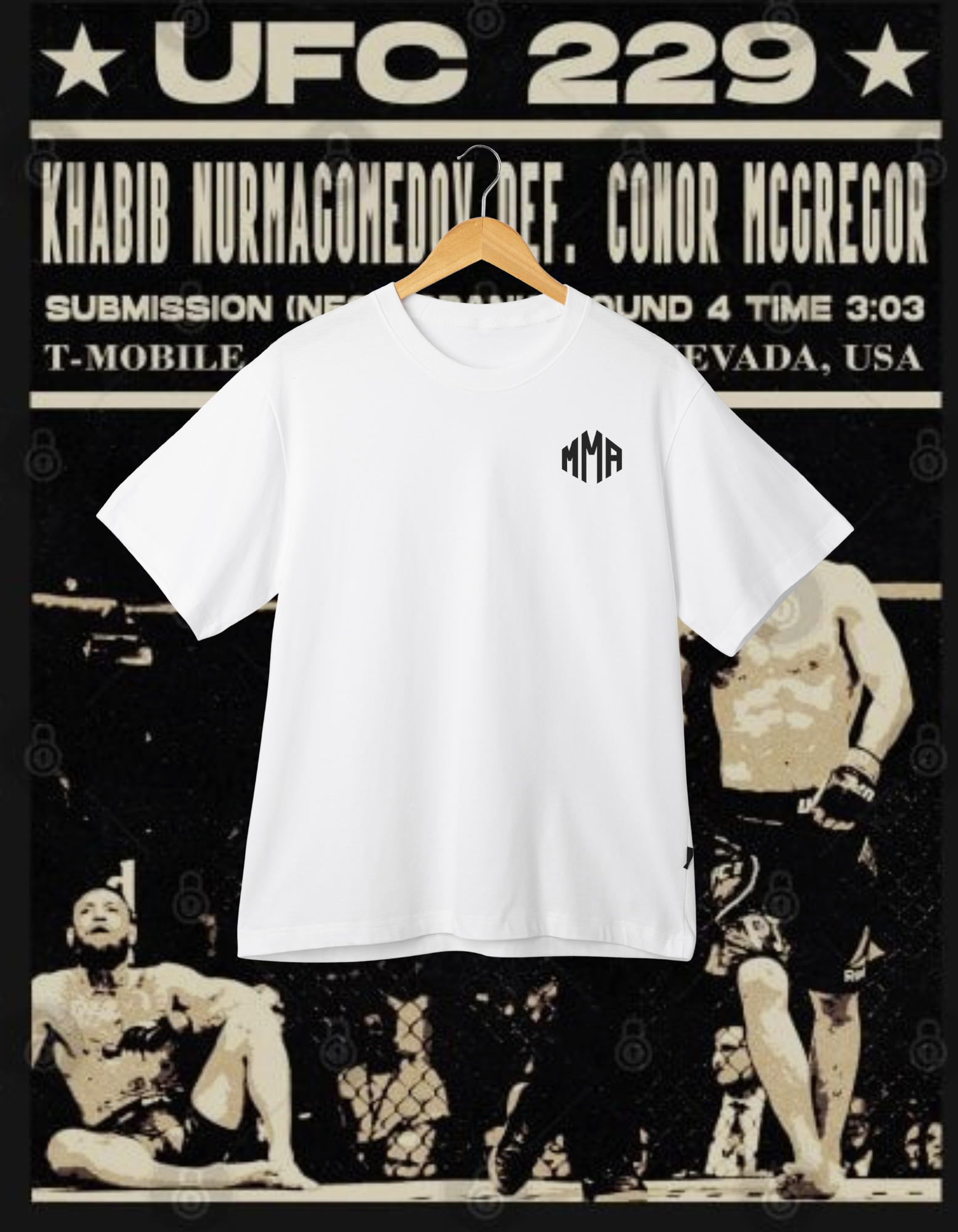 UFC 229 Khabib vs. McGregor Poster T-Shirt