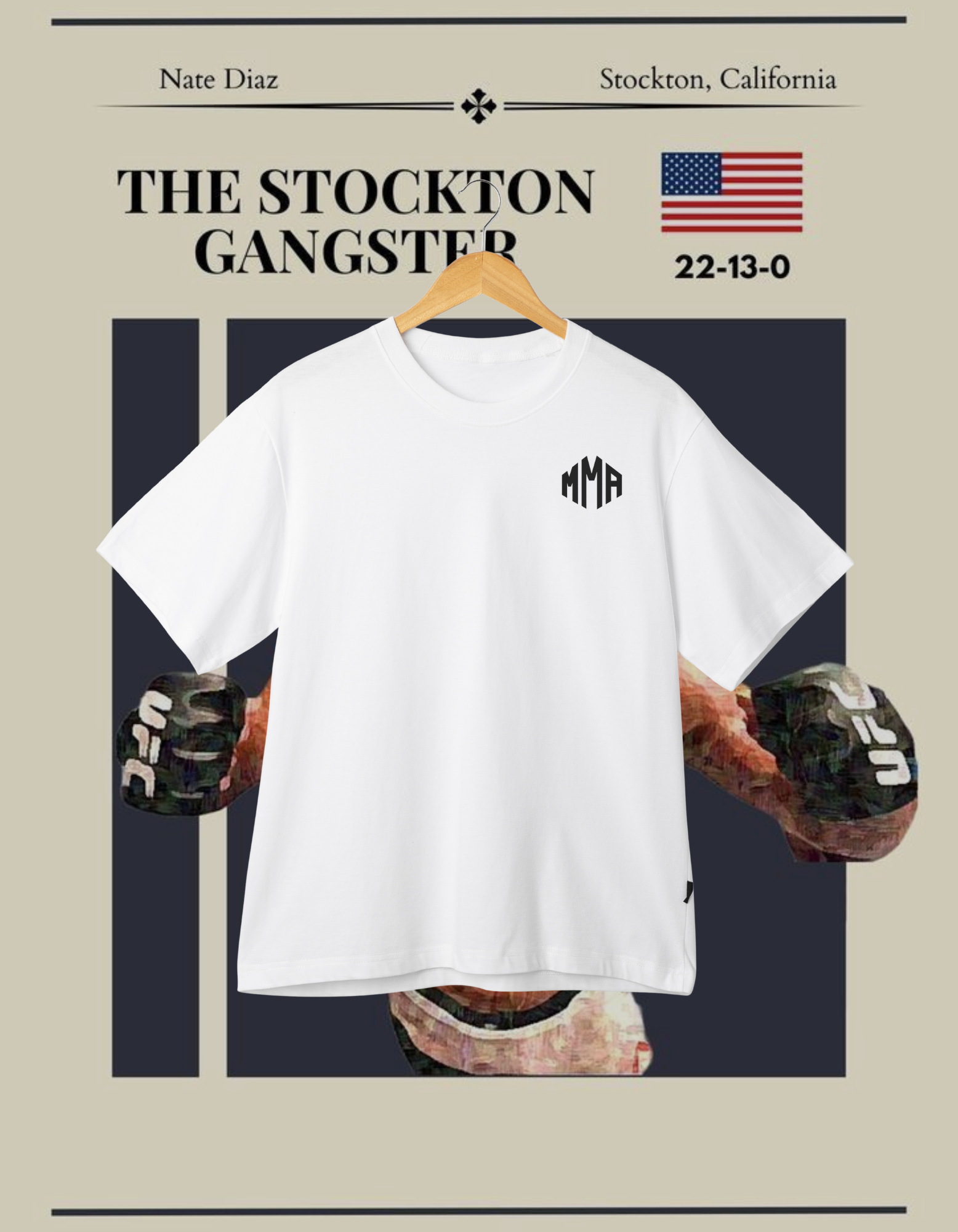 Nate Diaz "The Stockton Gangster" T-Shirt