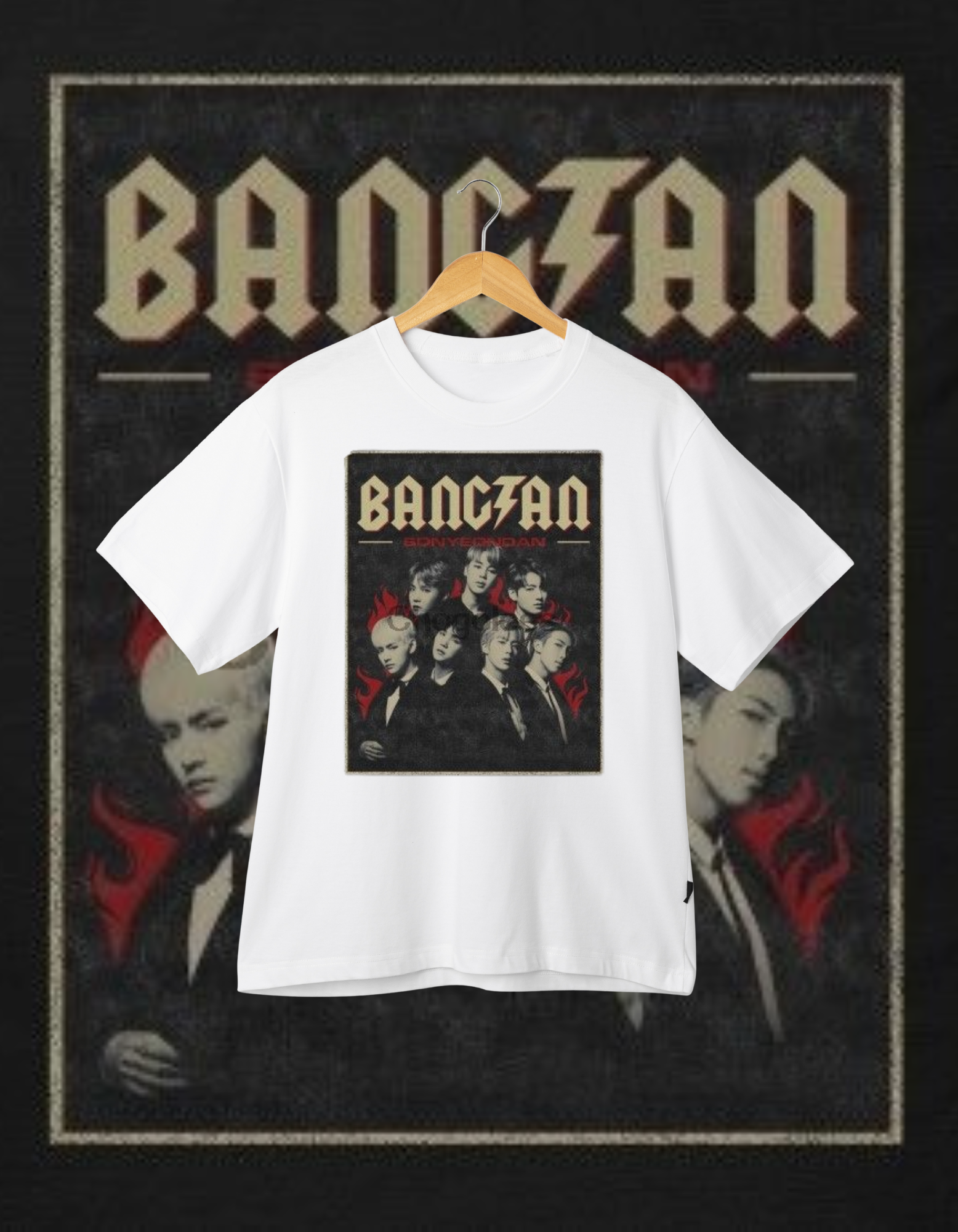 BTS Bangtan Rock Vintage T-Shirt K-Pop Merch