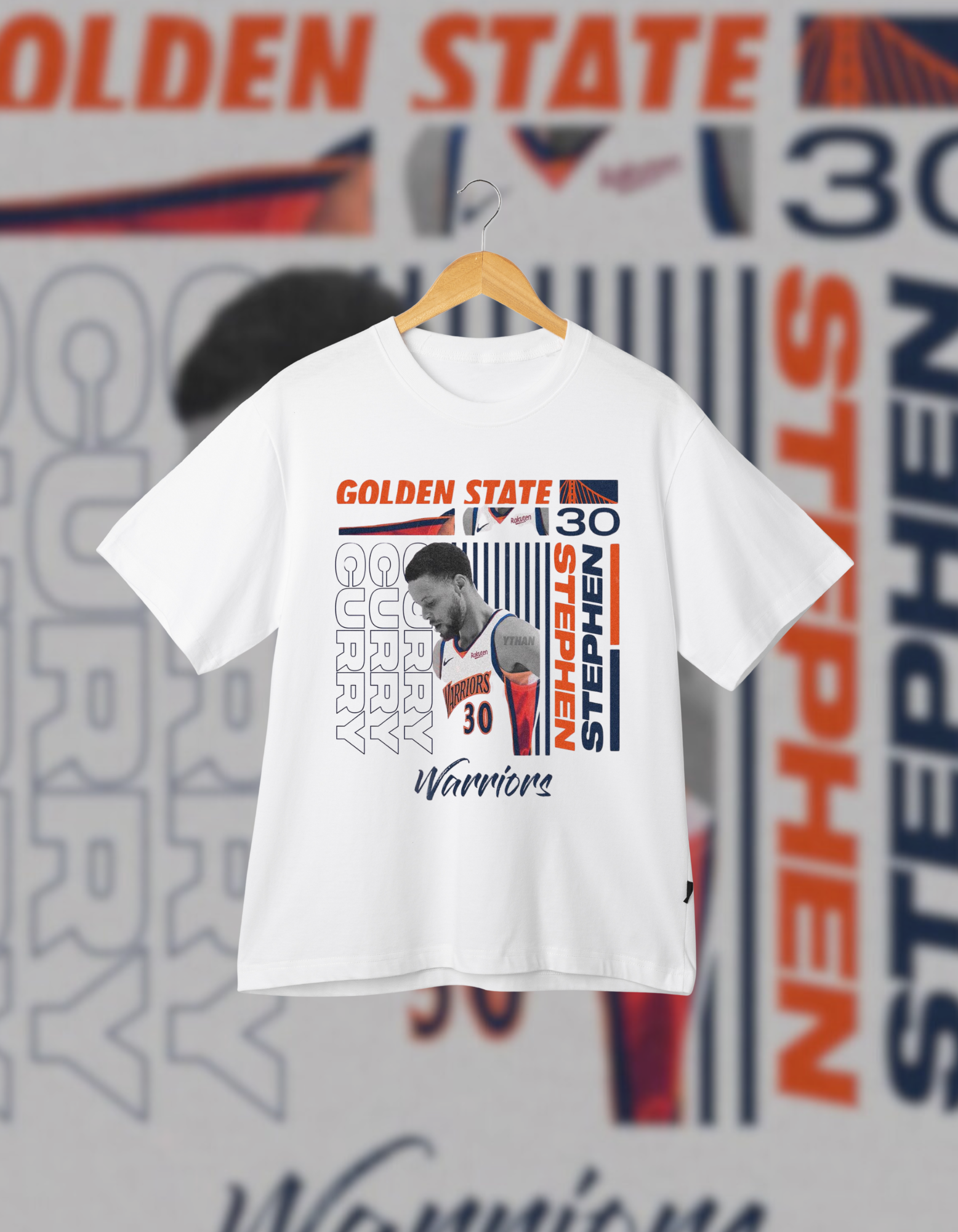 Stephen Curry Golden State Drop Shoulder T-Shirt