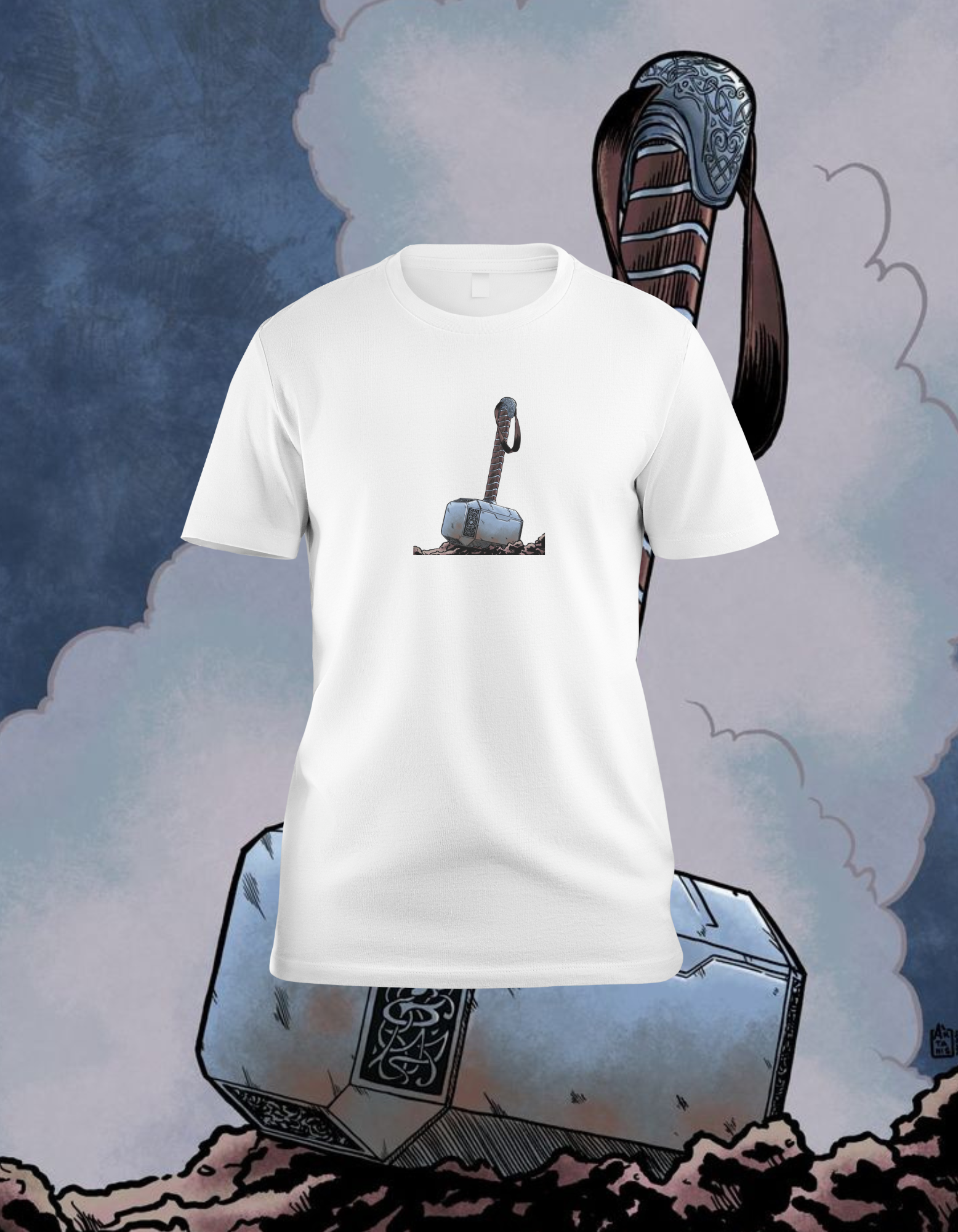 Mjolnir Worthy Thor Hammer T-Shirt
