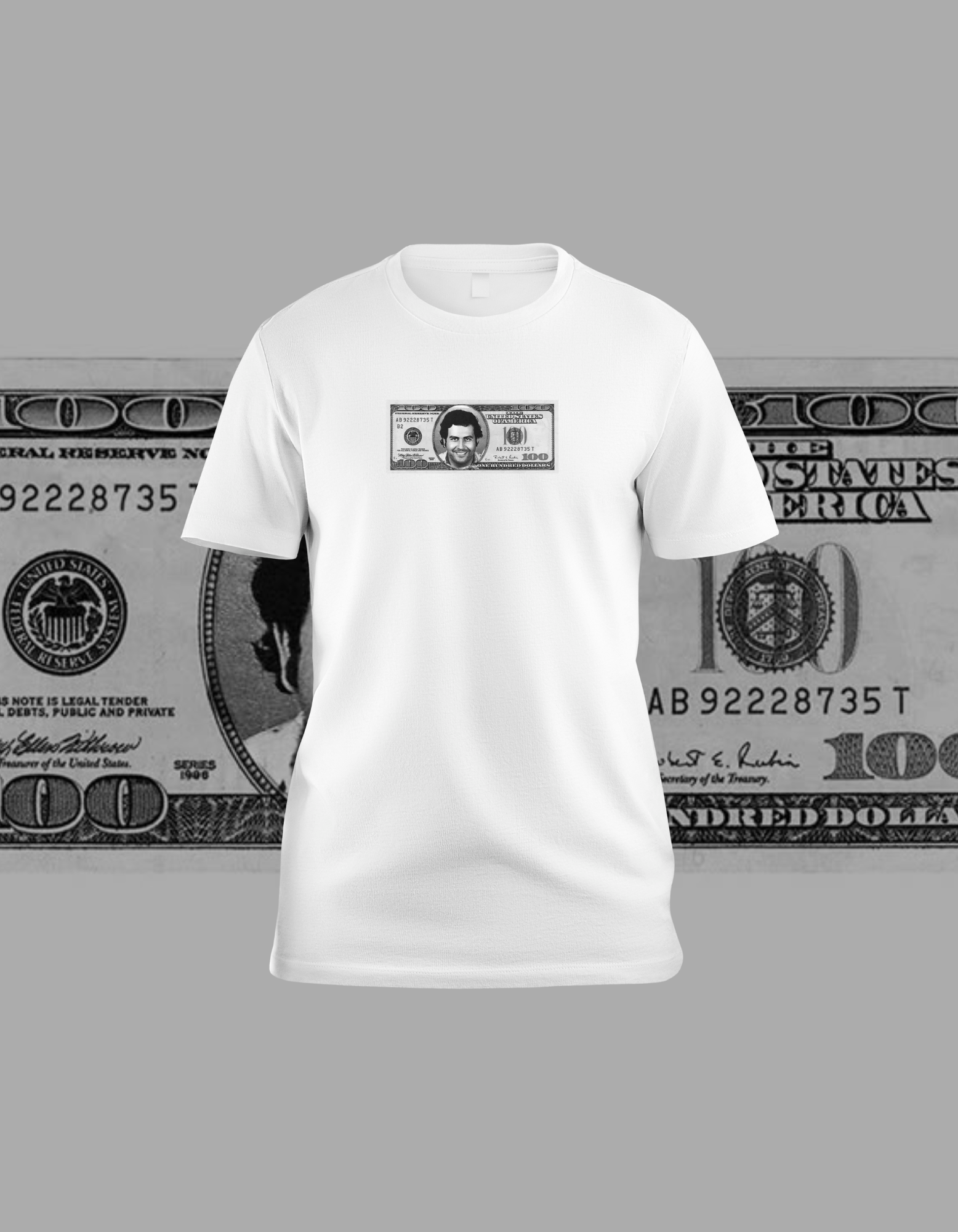 Pablo Escobar T-Shirt - $100 Pablo Escobar Bill Tee