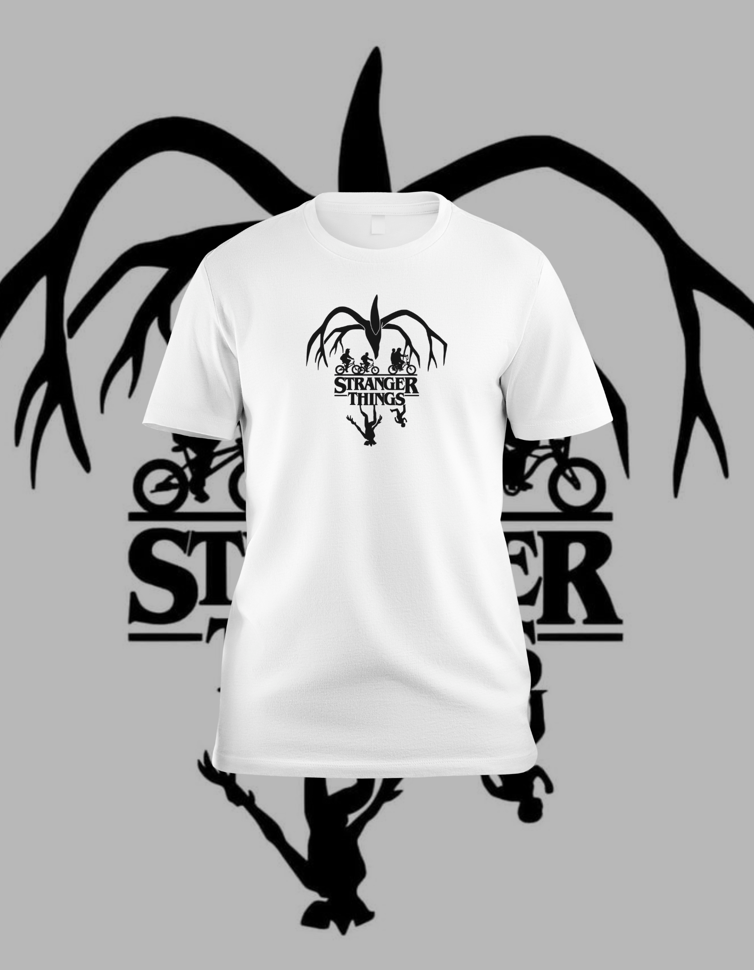 Stranger Things Upside Down Logo T-Shirt