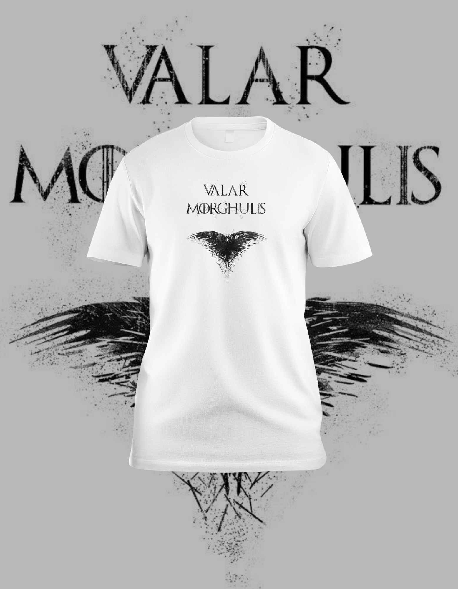 Game of Thrones Valar Morghulis Crow T-Shirt
