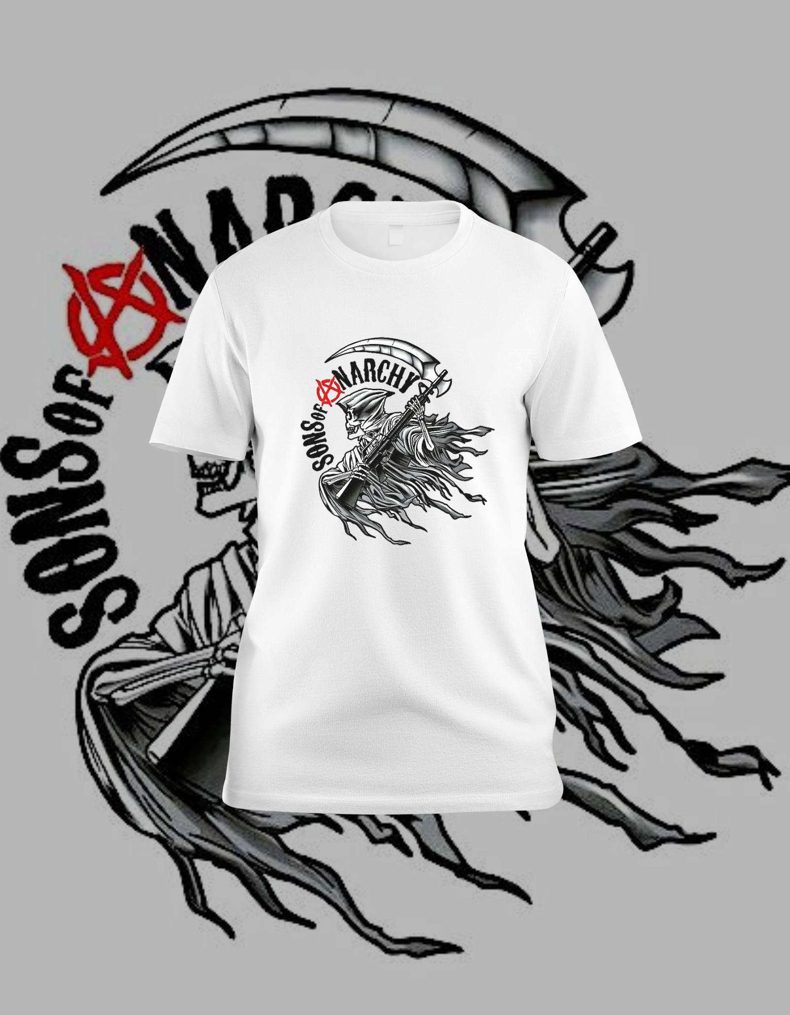 Sons of Anarchy Grim Reaper Logo T-Shirt