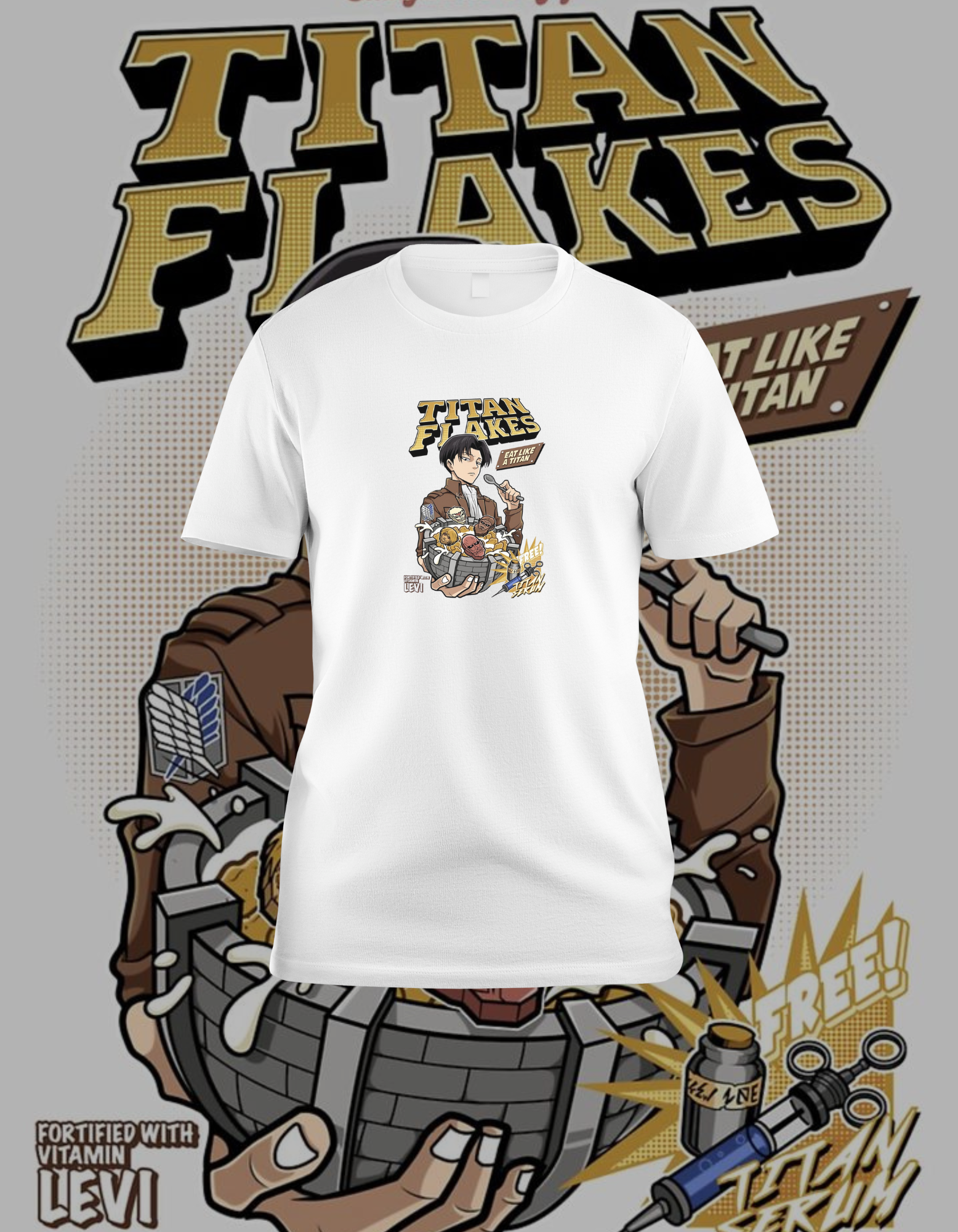 Attack on Titan "Titan Flakes" T-Shirt