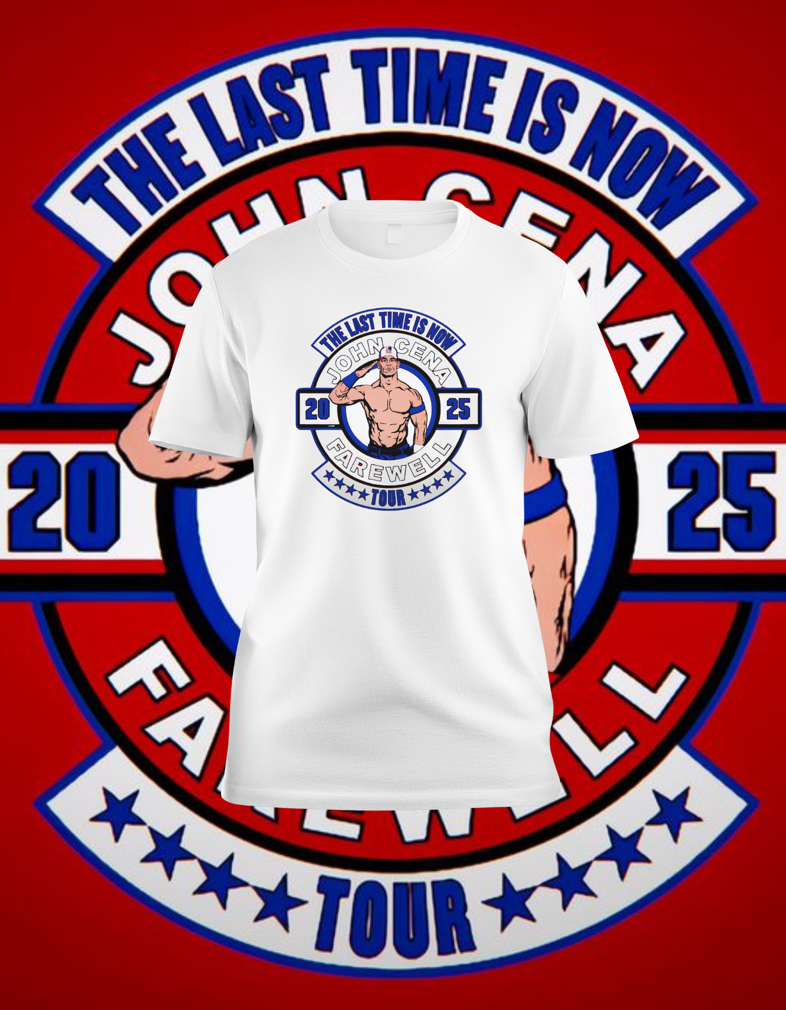 John Cena 'The Last Time Is Now' Farewell Tour T-Shirt