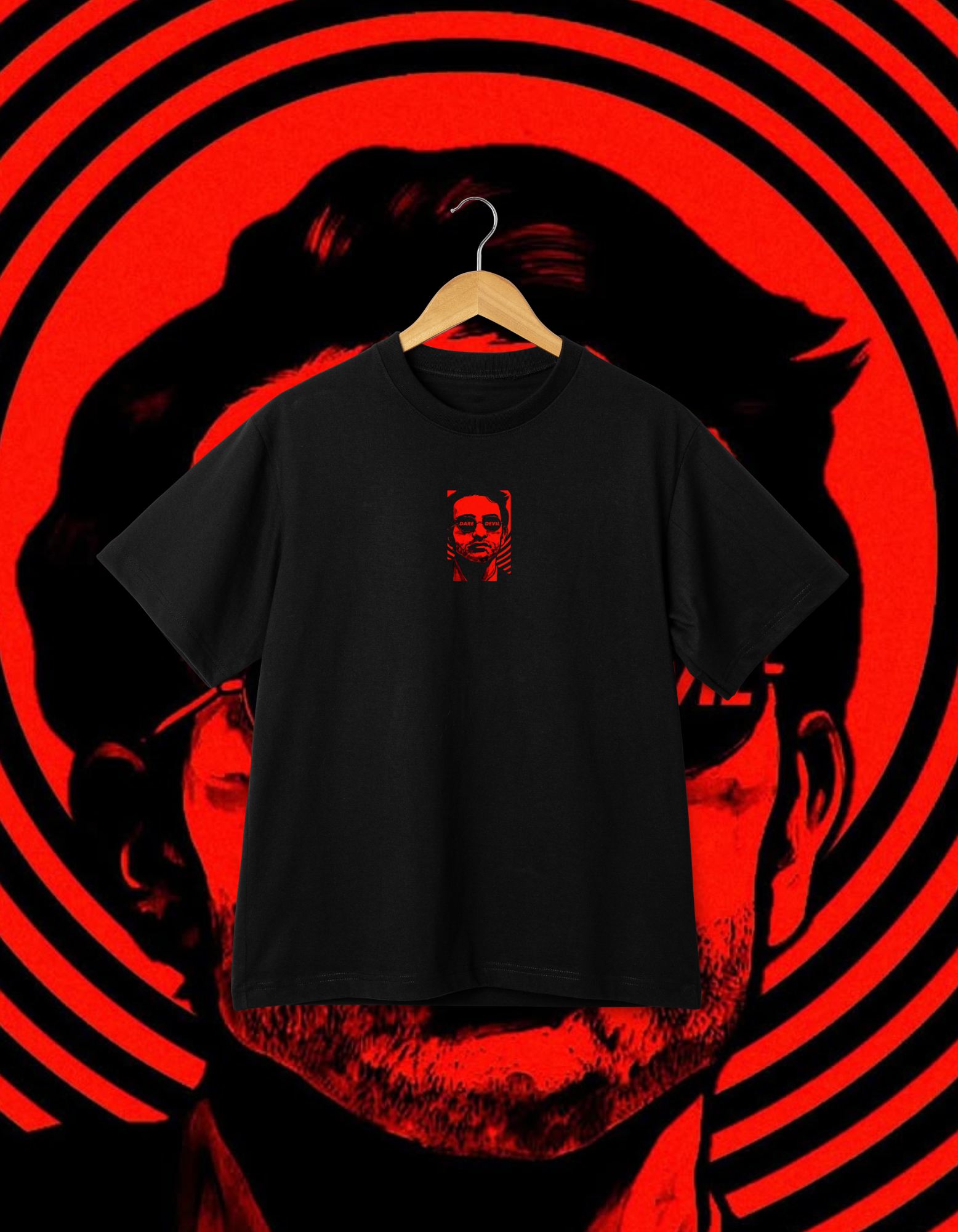 Matt Murdock Daredevil Graphic T-Shirt (Back Print)