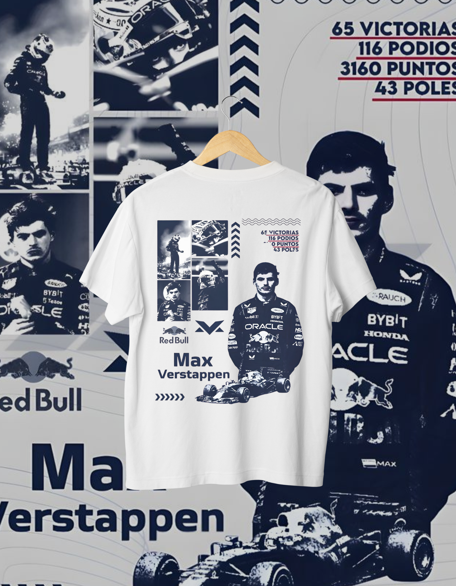 Max Verstappen Red Bull Racing Oversized T-Shirt