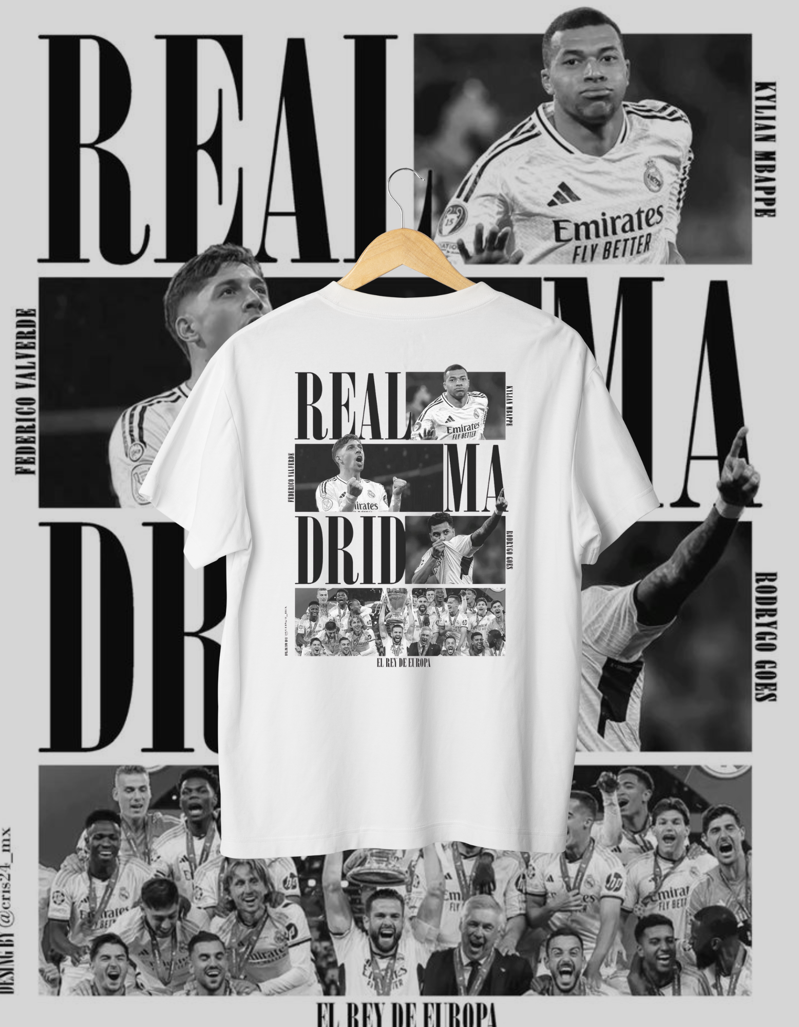 Real Madrid Champions League Kings Fan T-Shirt