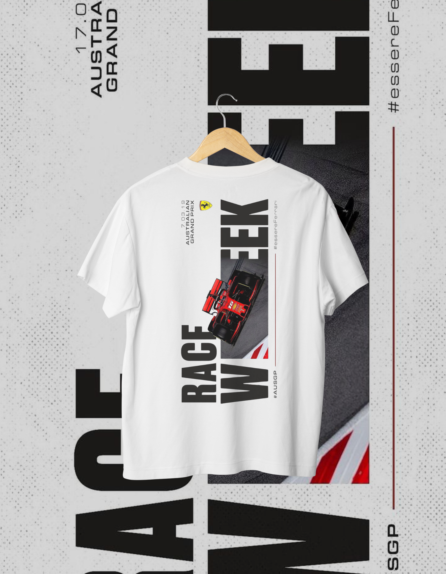 Ferrari F1 "Race Week" Tribute T-Shirt