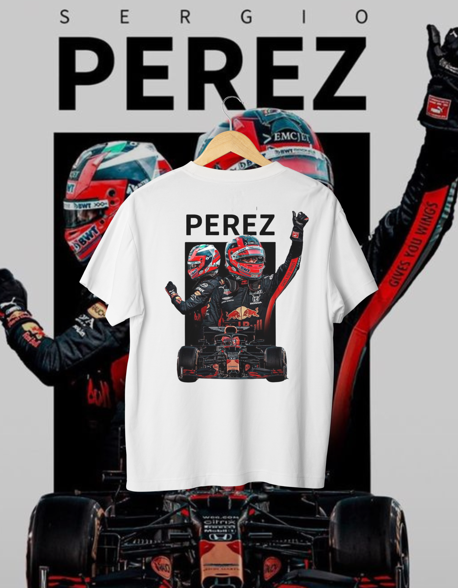 Sergio Perez "Checo" Racing Oversized T-Shirt