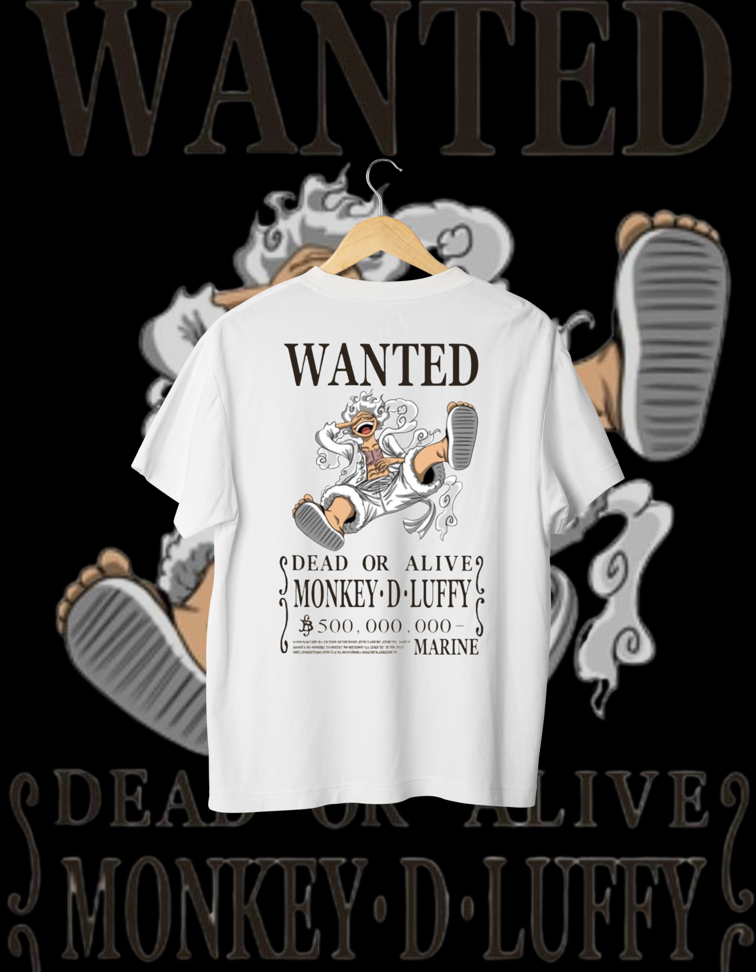 One Piece - Luffy Wanted Poster T-Shirt
