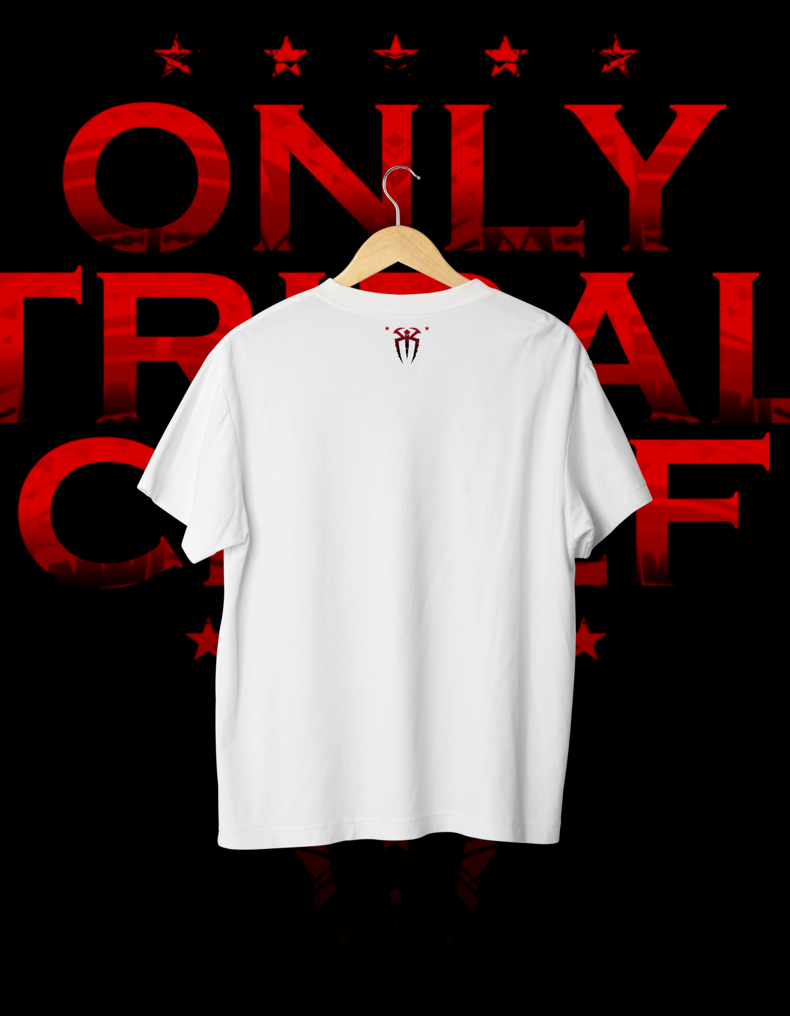 Roman Reigns "Only Tribal Chief" Head of the Table Logo Wrestling T-Shirt