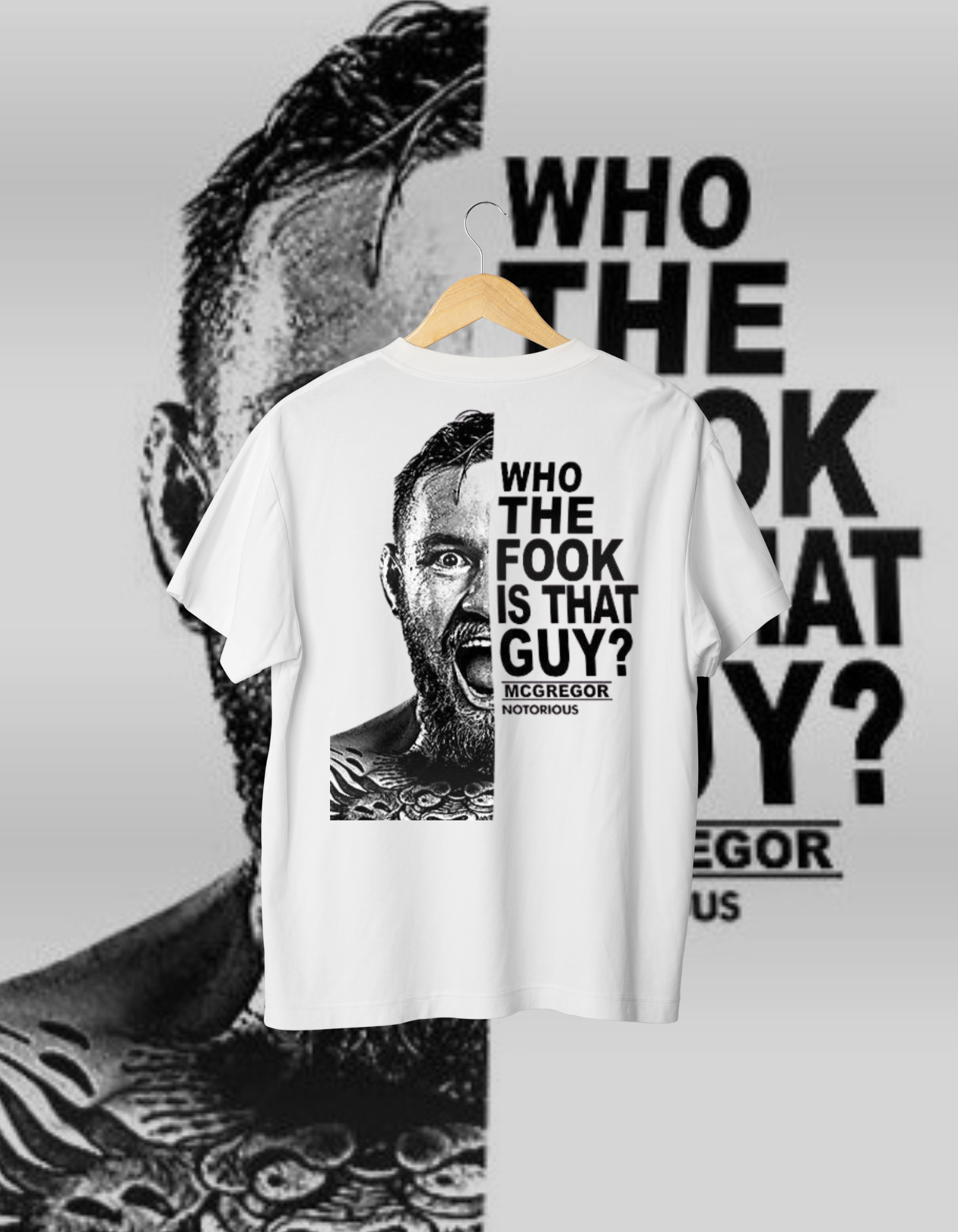 Conor McGregor "Who the Fook is That Guy?" T-Shirt