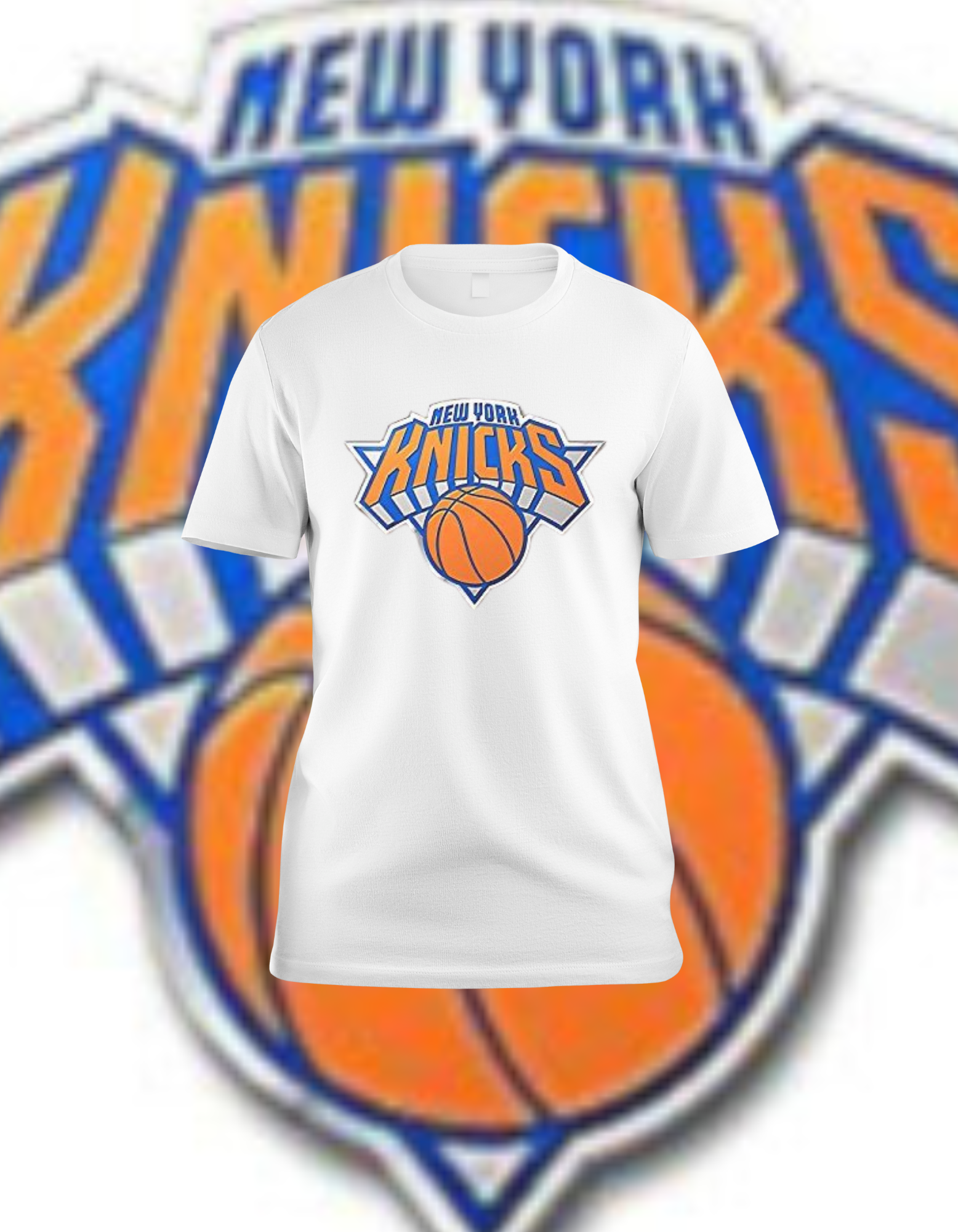 New York Knicks Classic Logo White T-Shirt