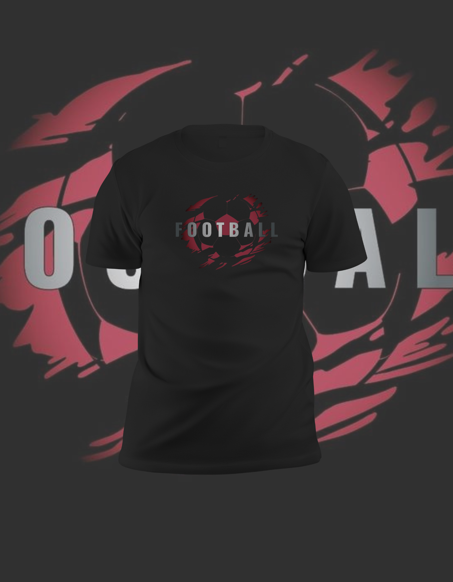 Dynamic Football Graphic T-shirt | For All Football Fans
