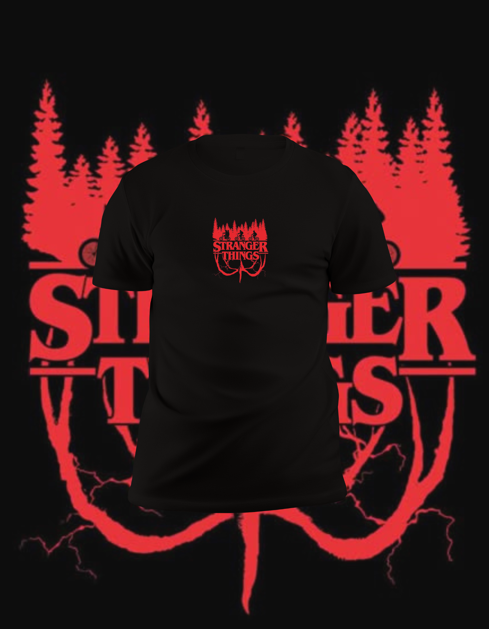 Stranger Things Minimalist Logo T-Shirt
