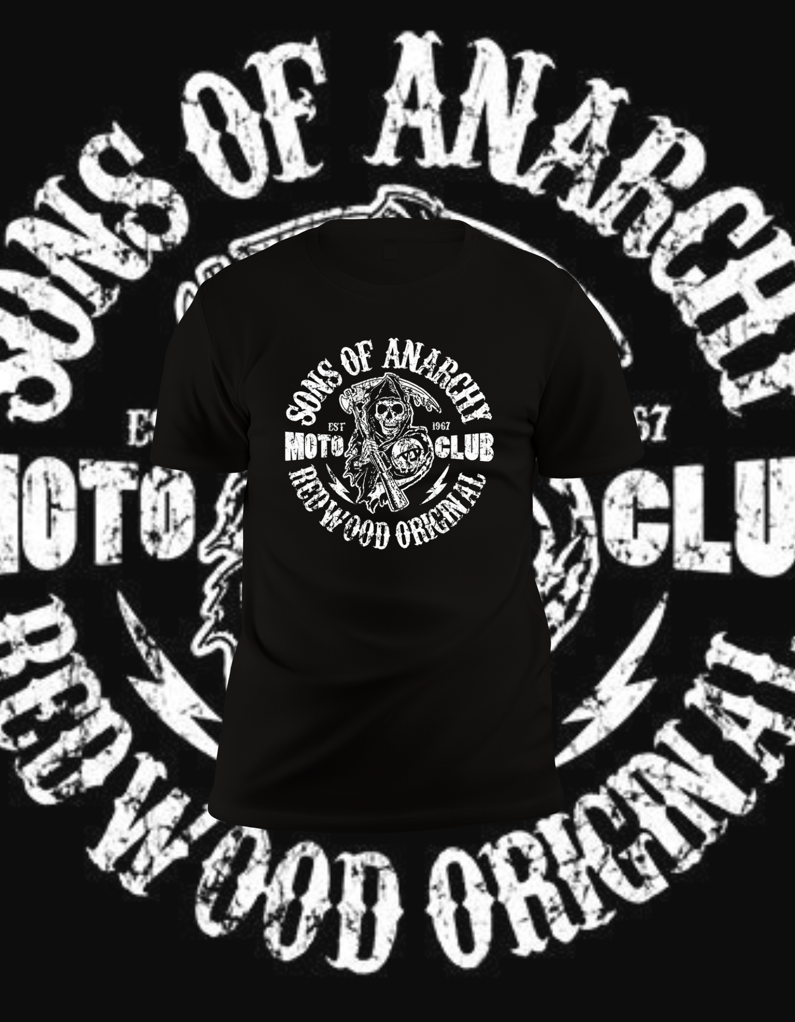 Sons of Anarchy Reaper Crew Moto Club T-Shirt