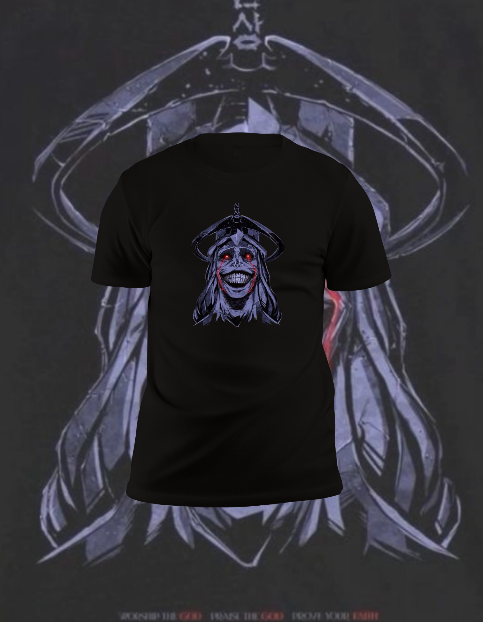 Solo Leveling Smiling Statue T-Shirt