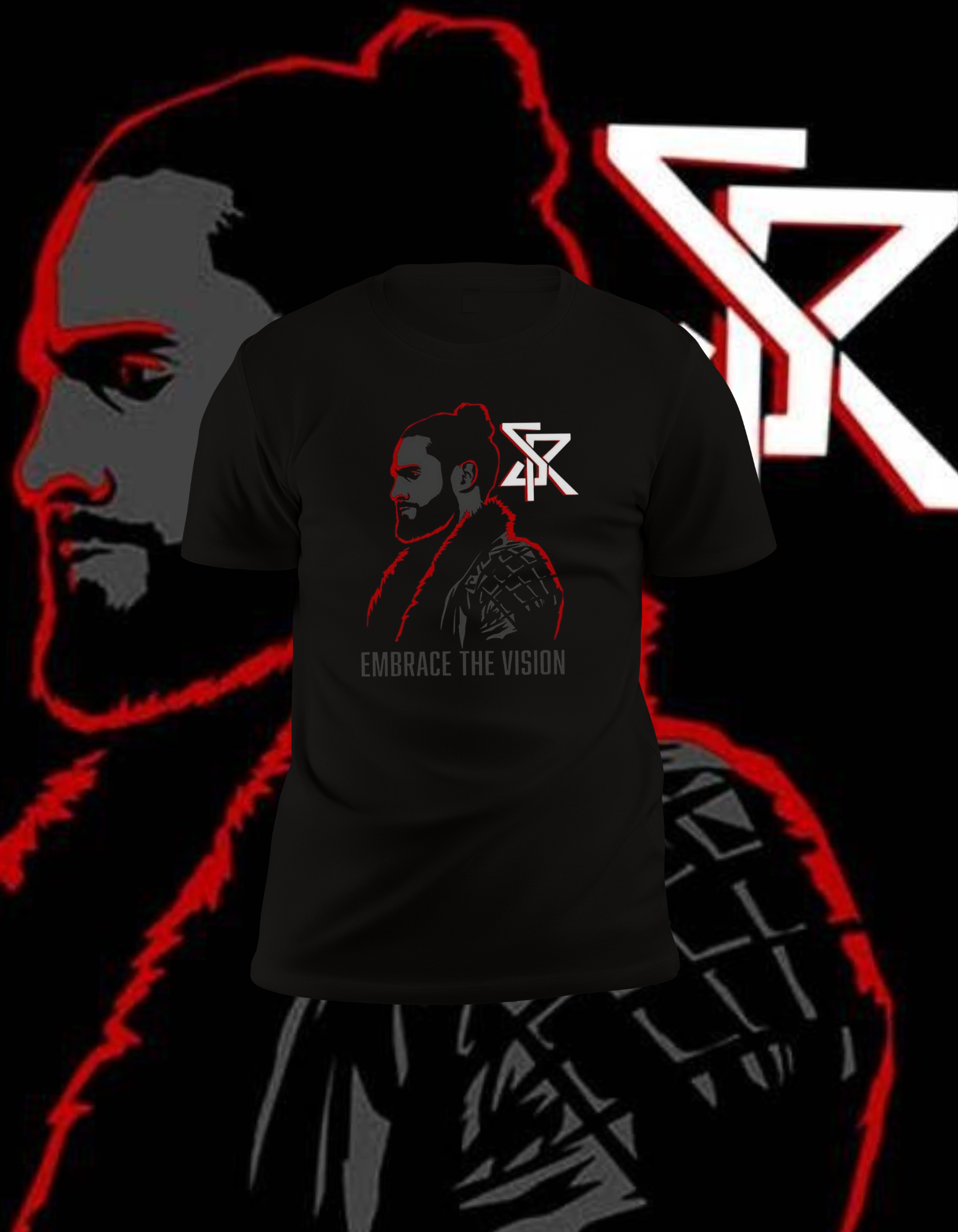 Seth Rollins 'Embrace The Vision' T-Shirt - The Visionary WWE Merch