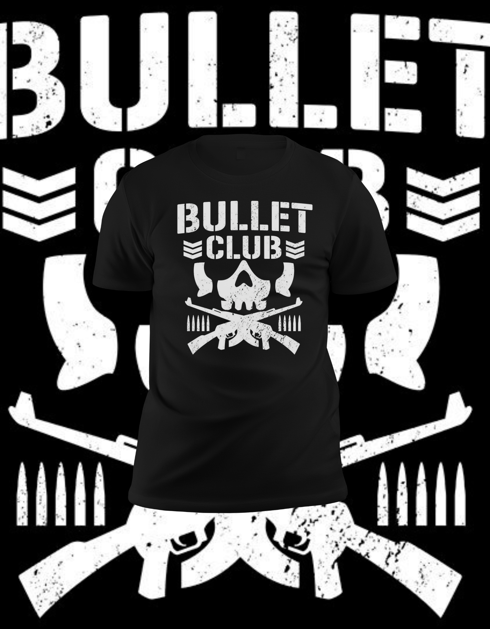 Bullet Club Skull & Crossbones T-Shirt
