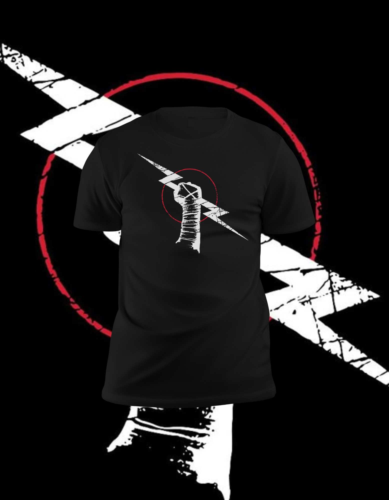 CM Punk "Fist & Lightning" T-Shirt - Best in the World Merch