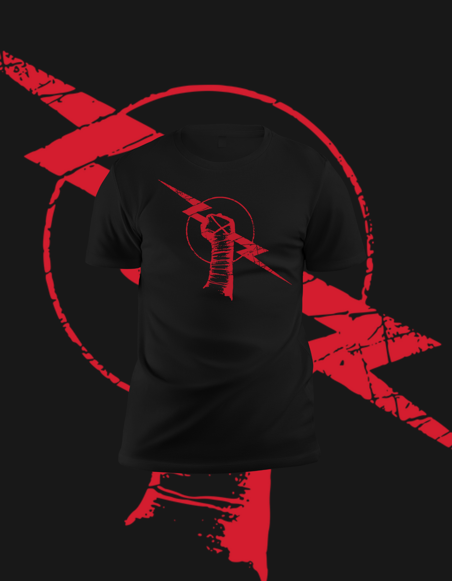 CM Punk "Fist & Lightning" T-Shirt - Best in the World Merch