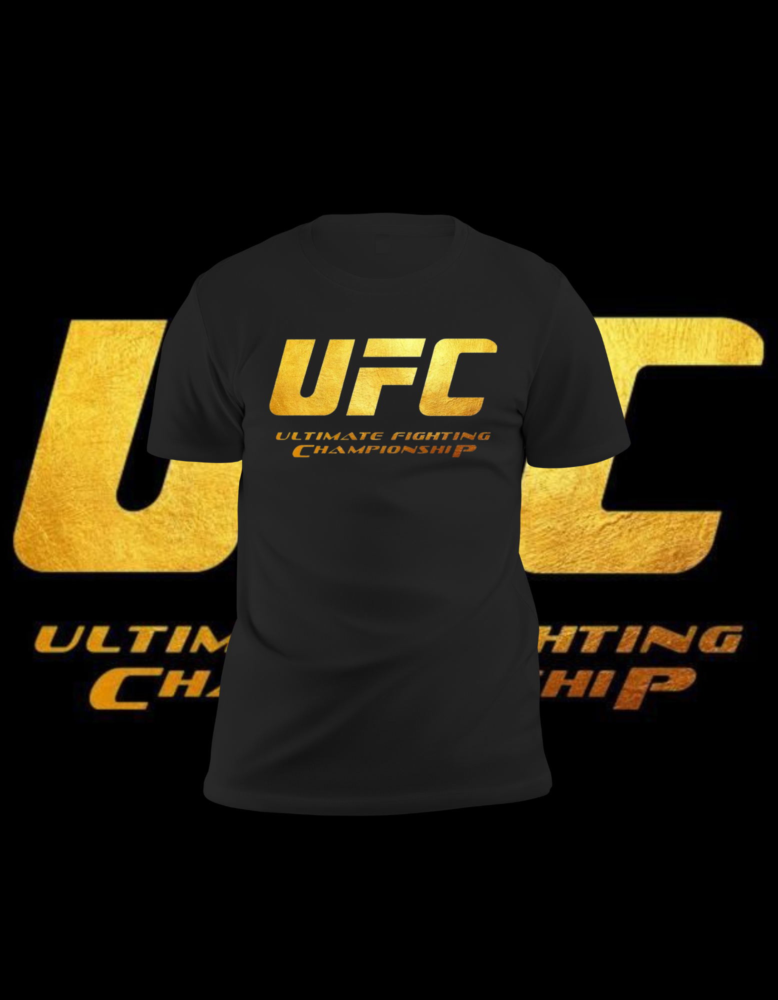 UFC Gold Logo T-Shirt