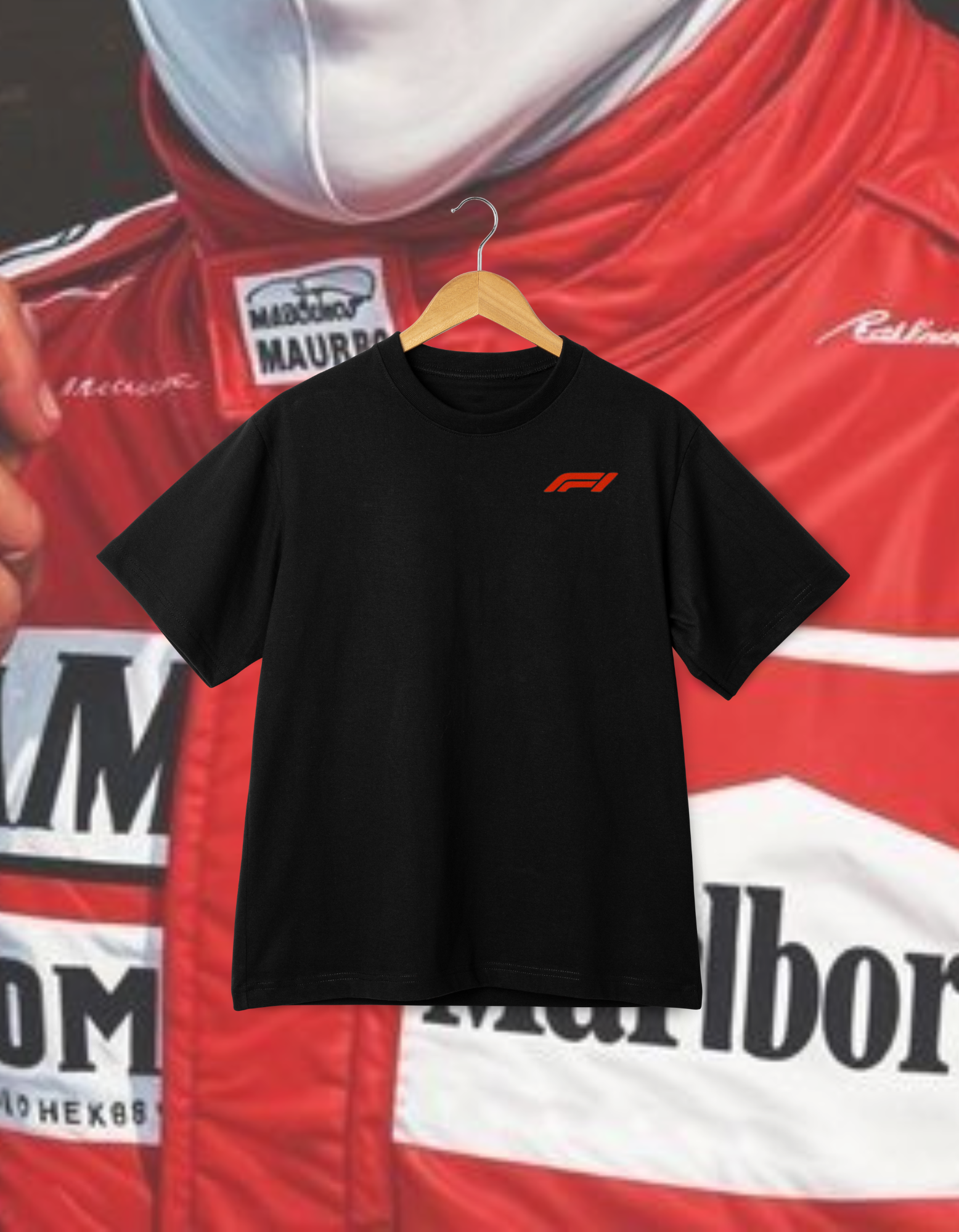 Niki Lauda F1 Legend Tribute T-Shirt - Ferrari & McLaren