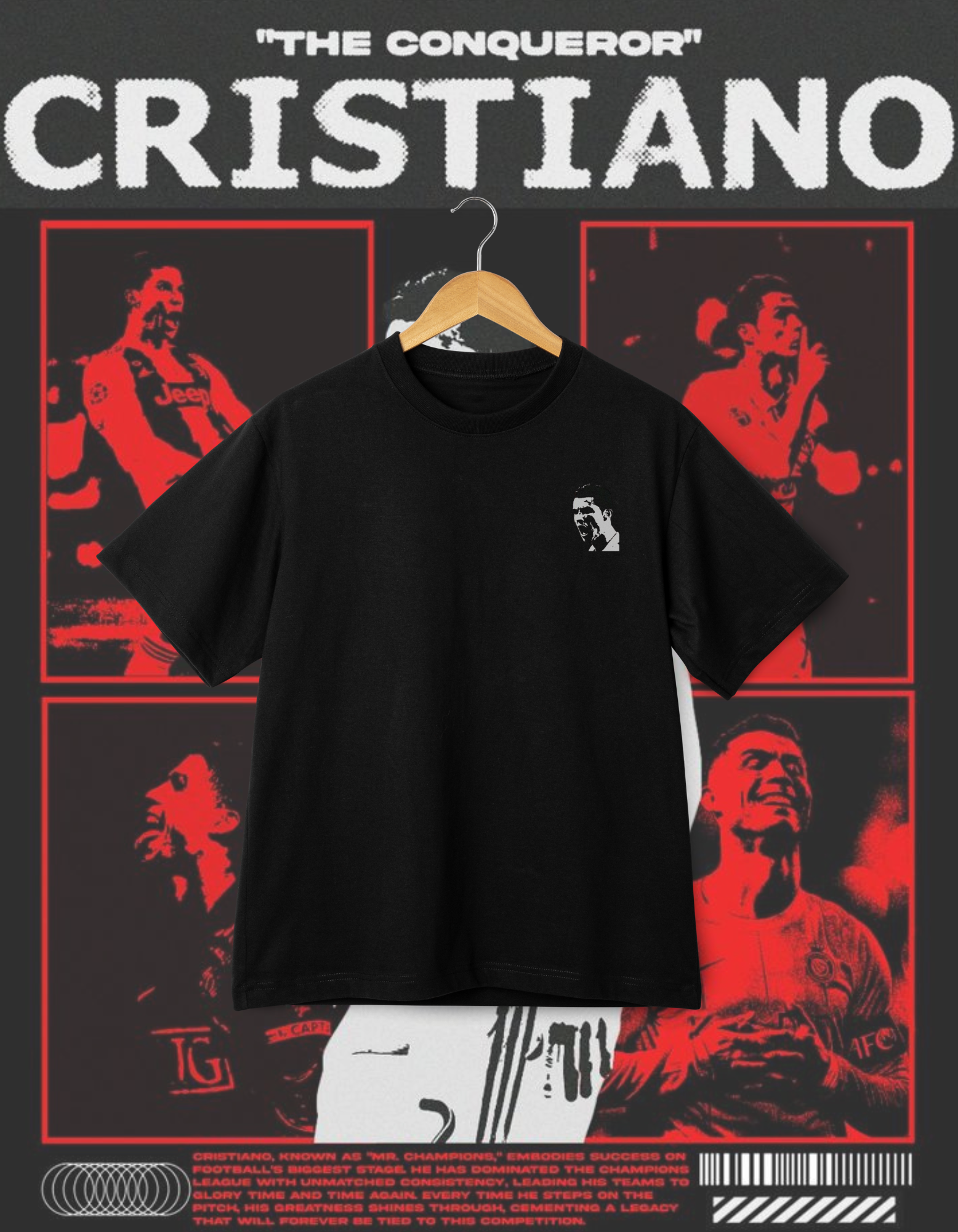 Cristiano Ronaldo "The Conqueror" T-Shirt
