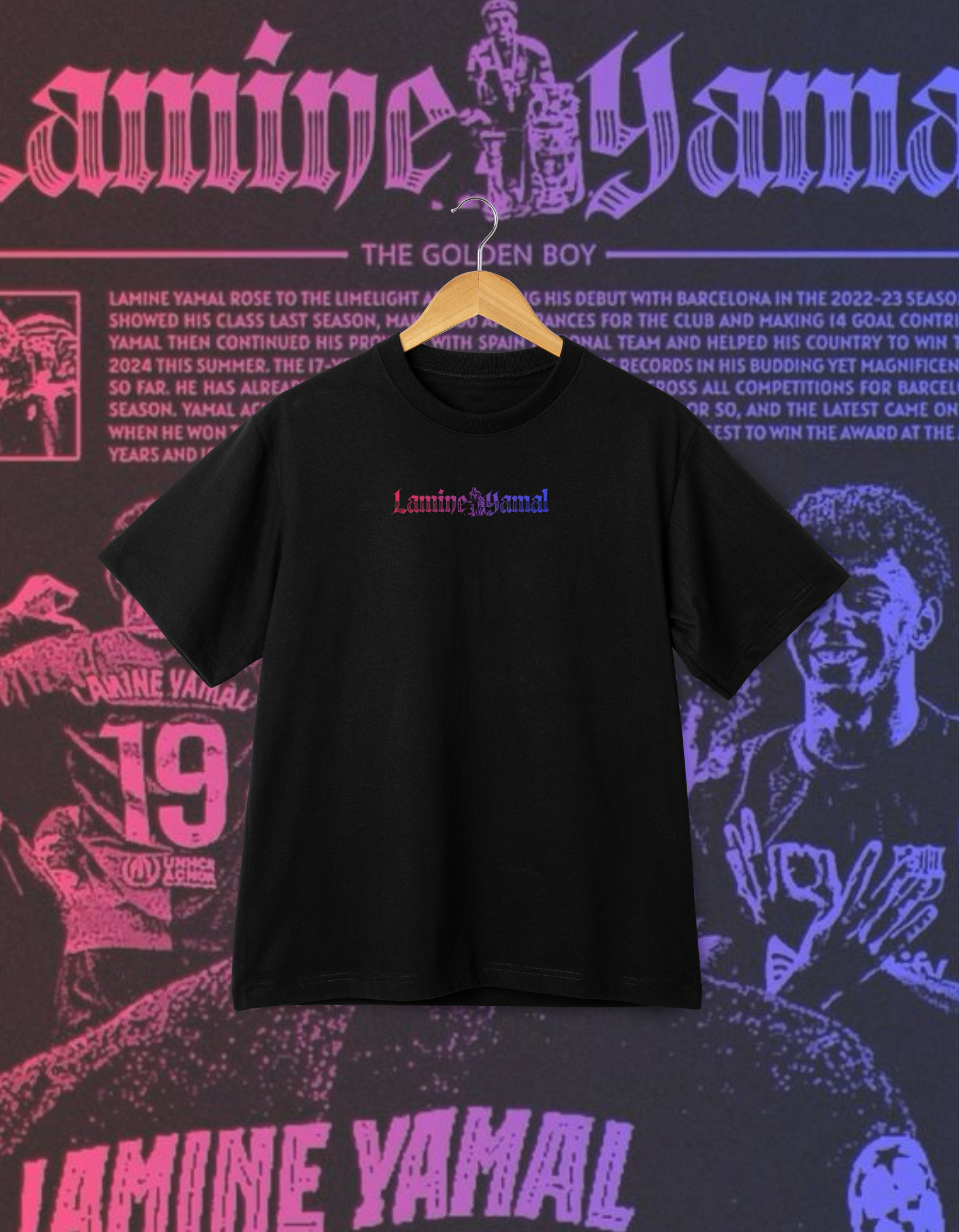 Lamine Yamal "The Golden Boy" T-Shirt