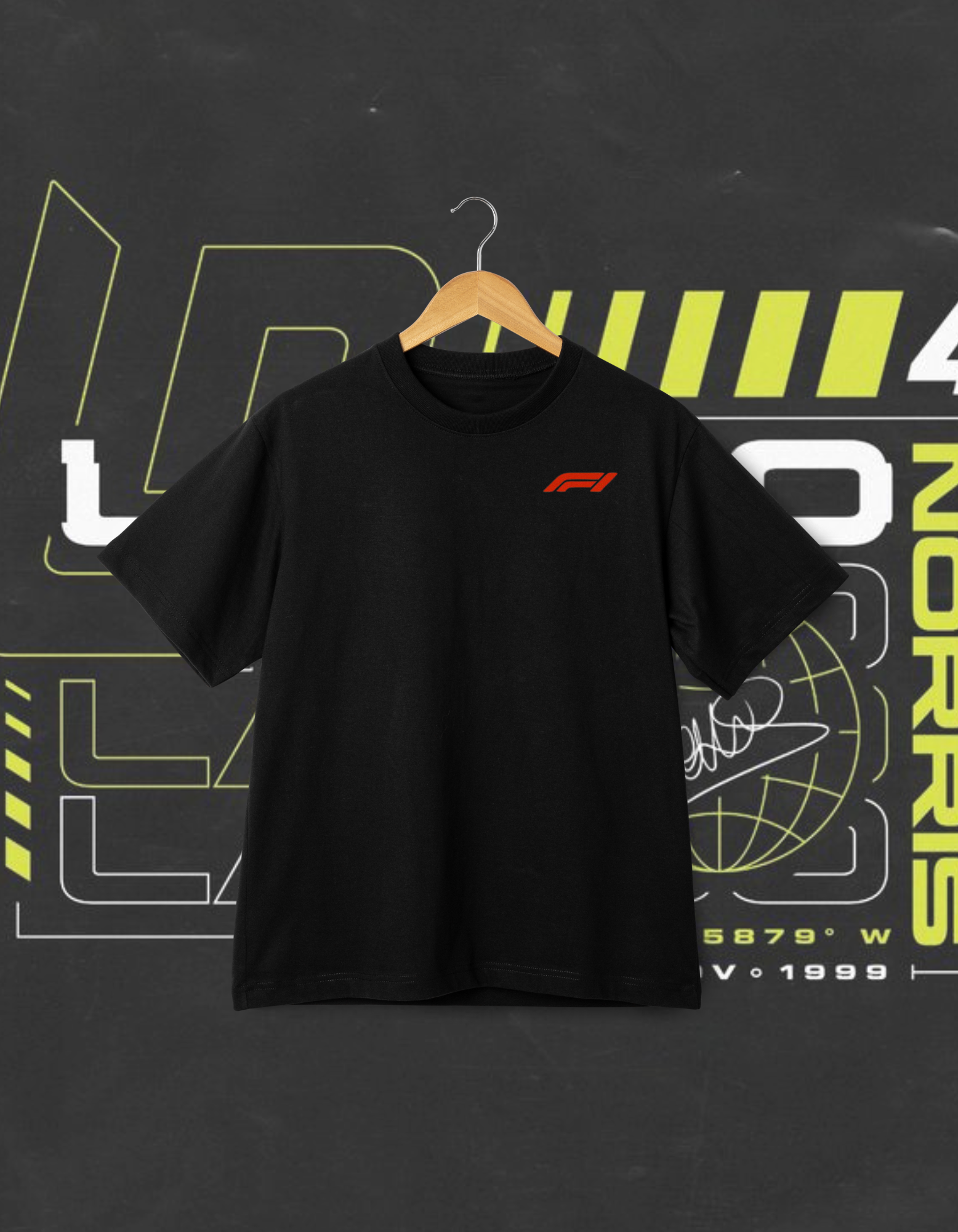 Lando Norris F1 Tribute Oversized T-Shirt