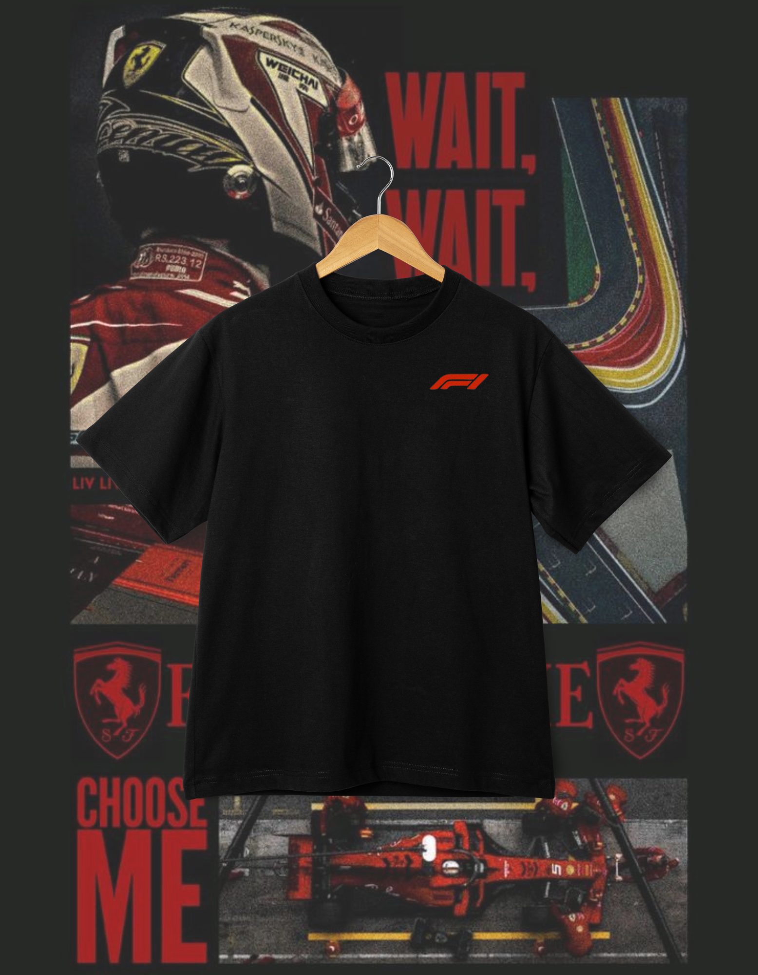 Carlos Sainz F1 "Smooth Operator" T-Shirt - Scuderia Ferrari