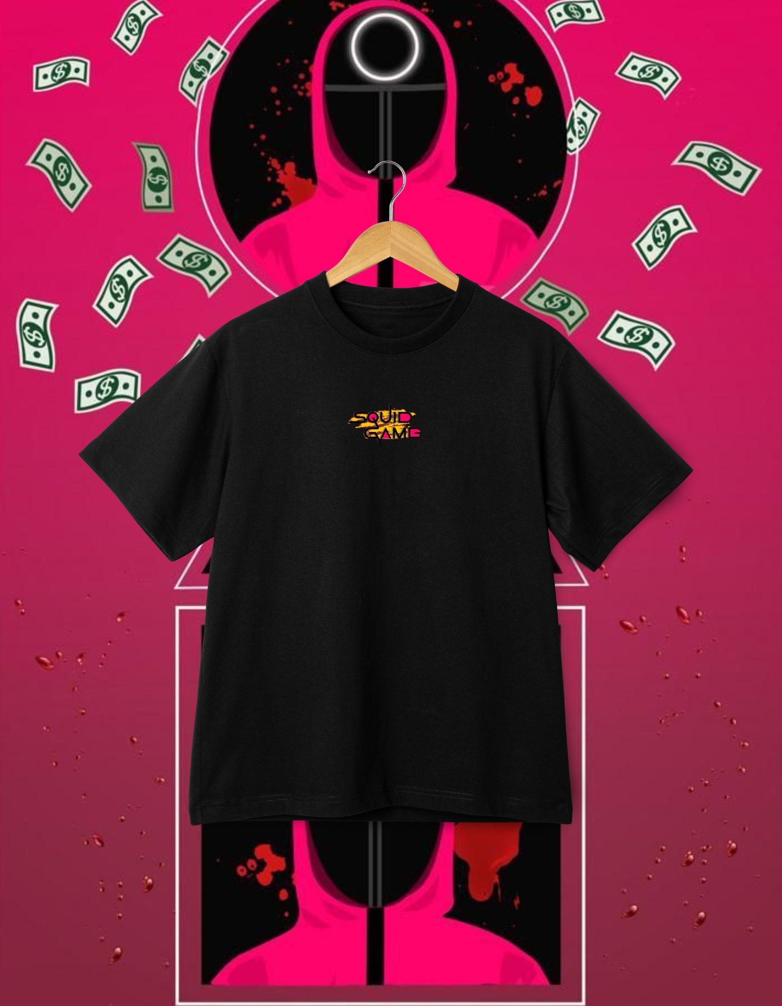 Squid Game Masked Guard Graphic T-Shirt