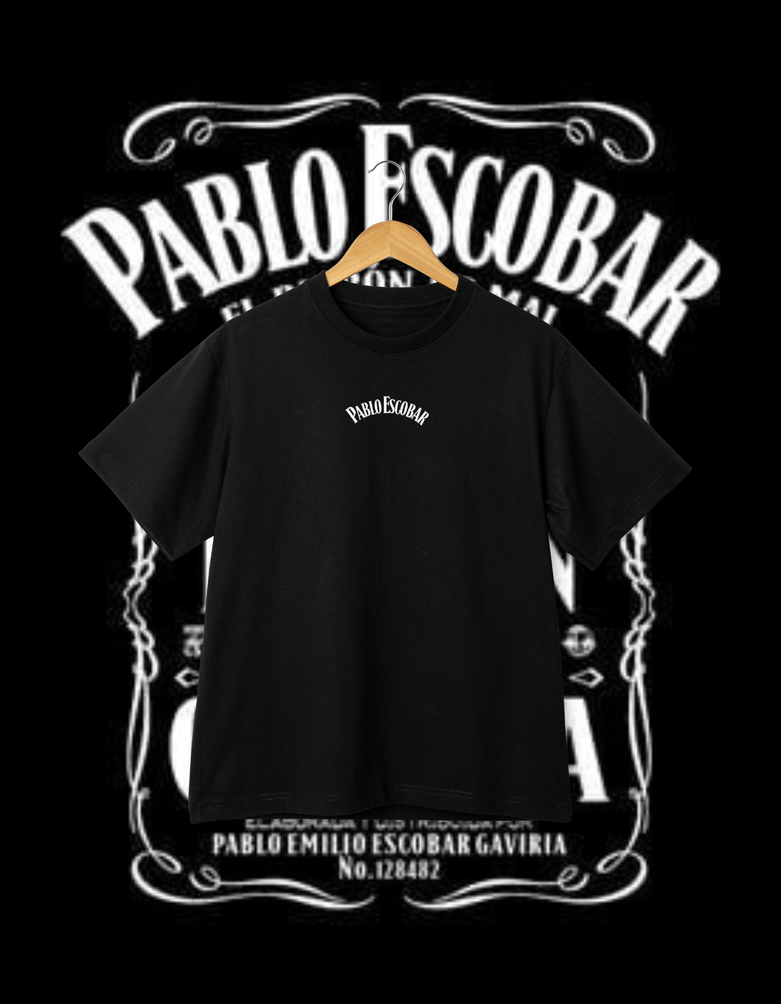 Pablo Escobar Narcos Inspired Graphic T-Shirt