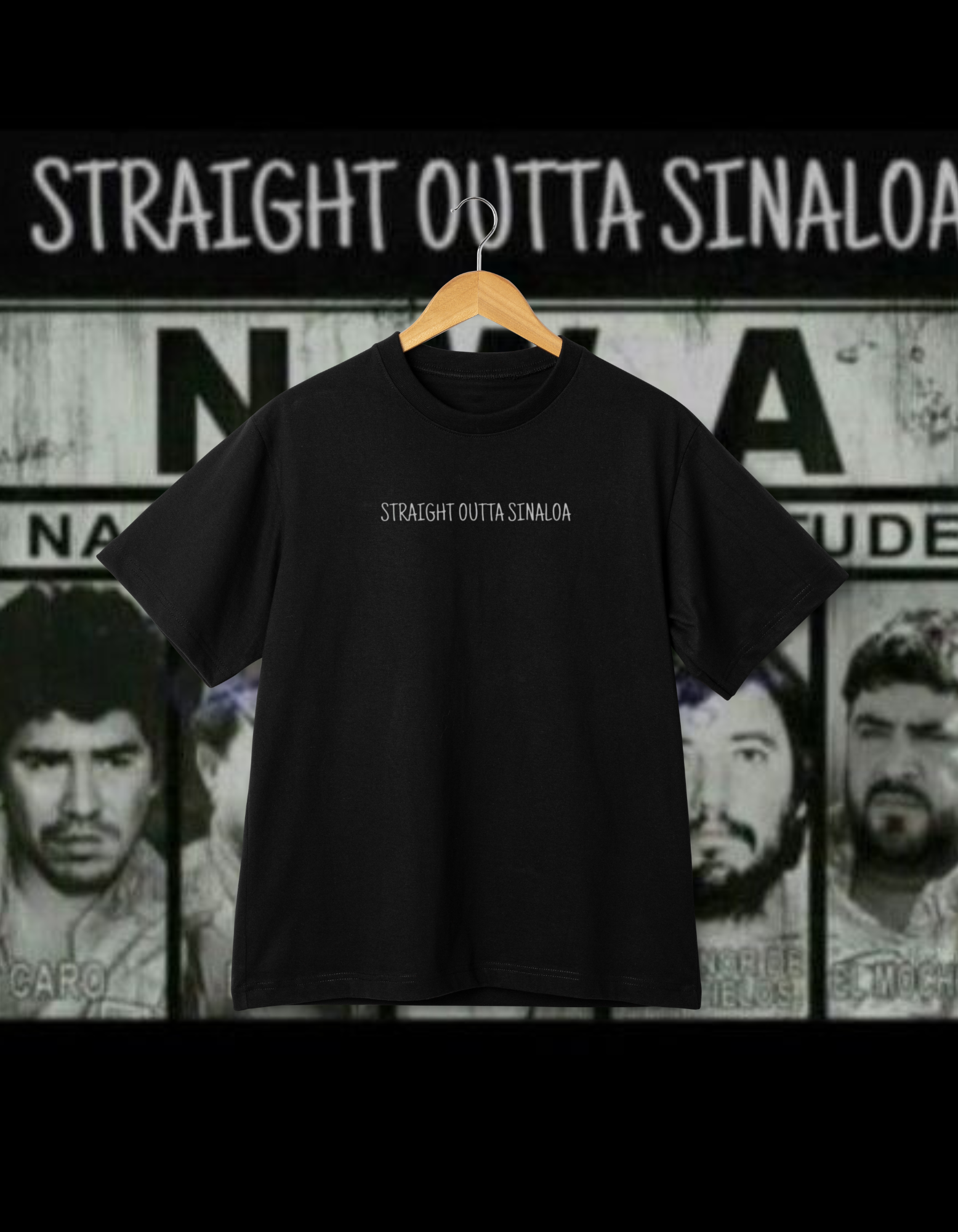 Straight Outta Sinaloa N.W.A Narcos-Inspired Graphic T-Shirt