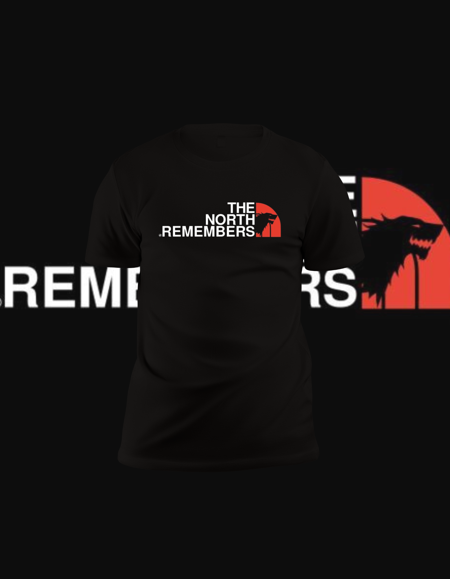 The North Remembers Direwolf T-Shirt - Game of Thrones Inspired