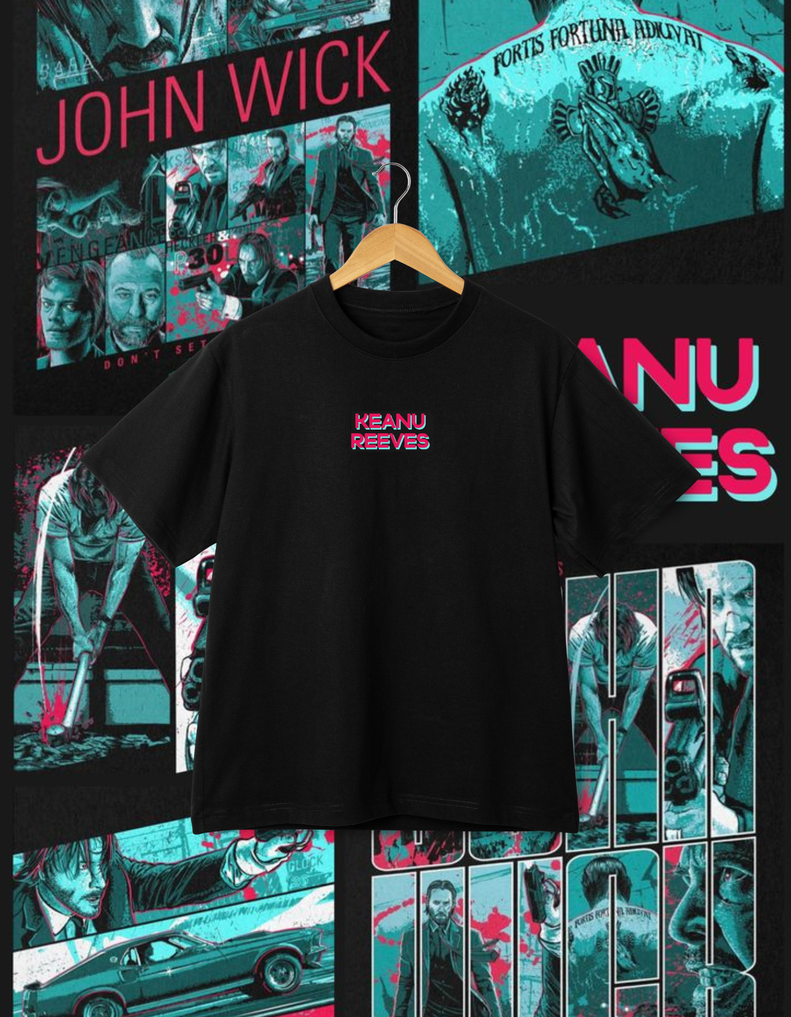 John Wick Keanu Reeves Movie T-Shirt