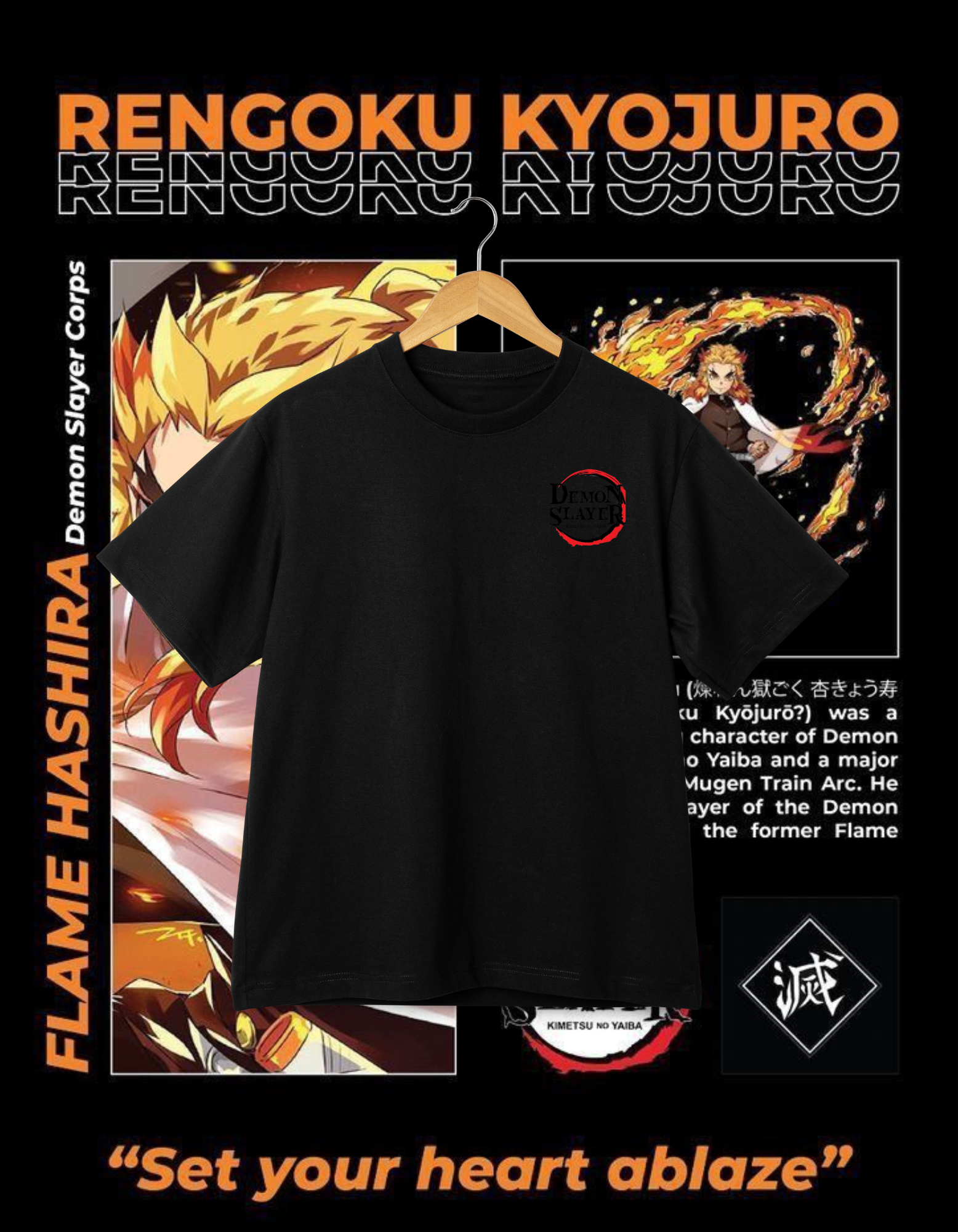 Demon Slayer - Rengoku Kyojuro T-Shirt